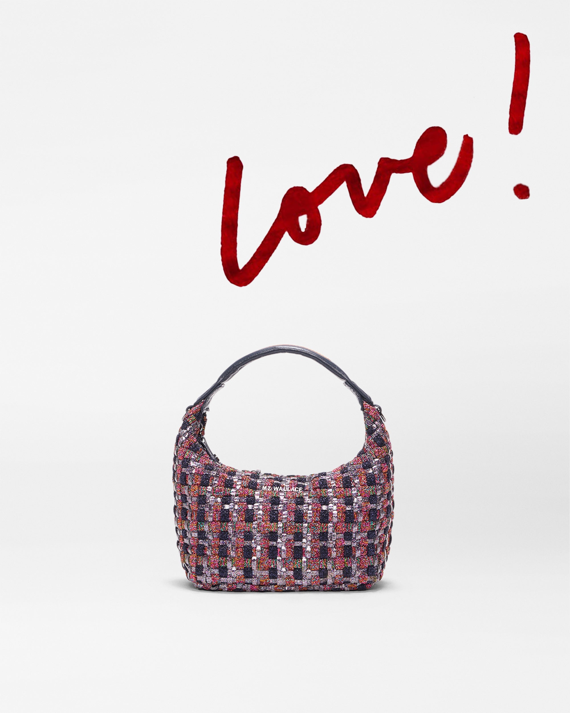 MZ Wallace| gift Guide Multi Woven Mini Hobo