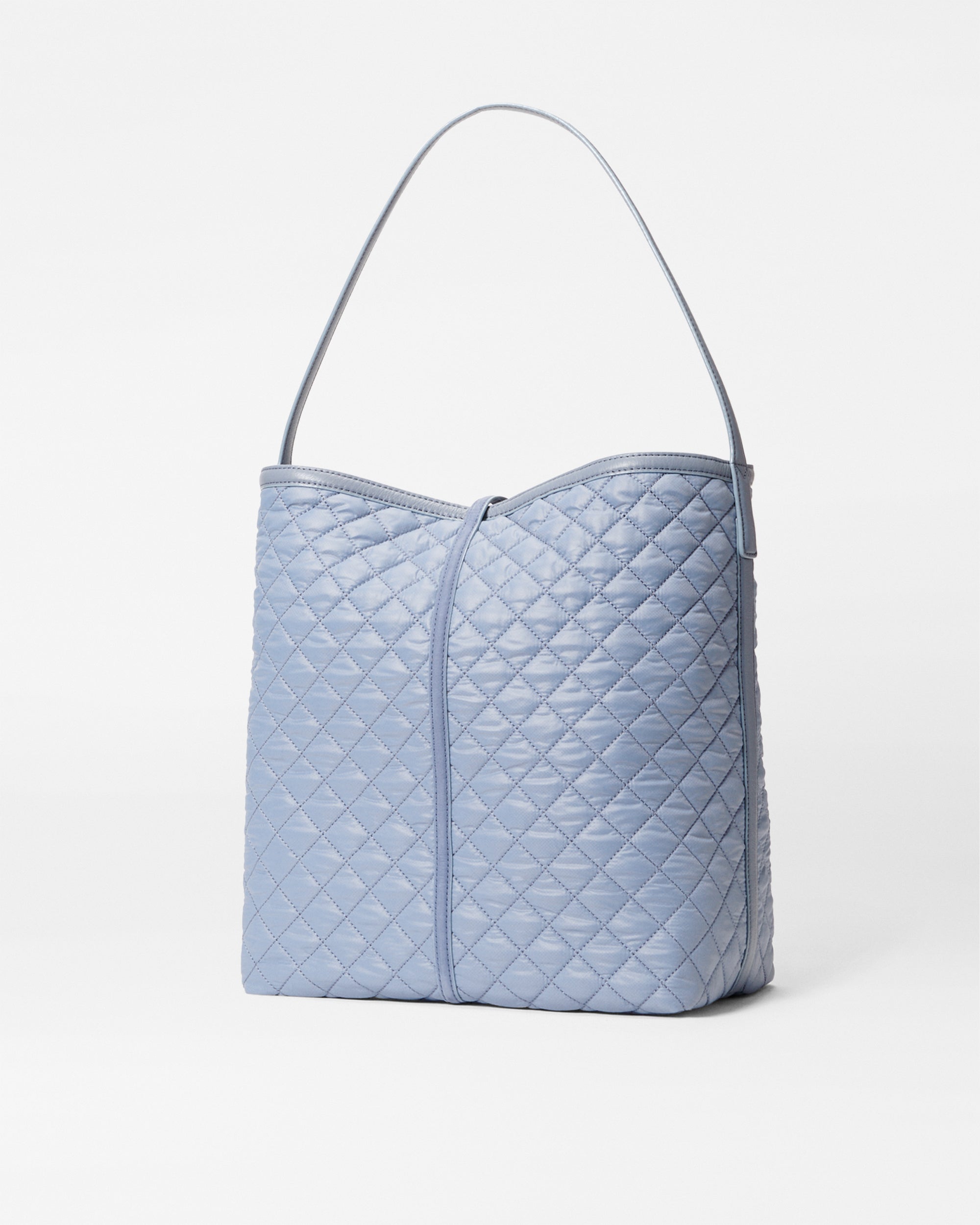 Back view of MZ Wallace Baby Blue Shoulder Bag