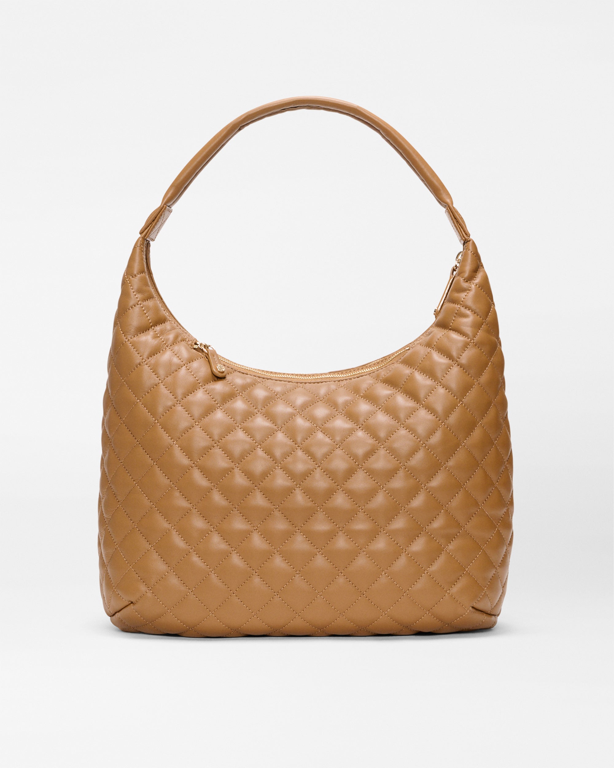 Caramel Leather Large Metro Shoulder