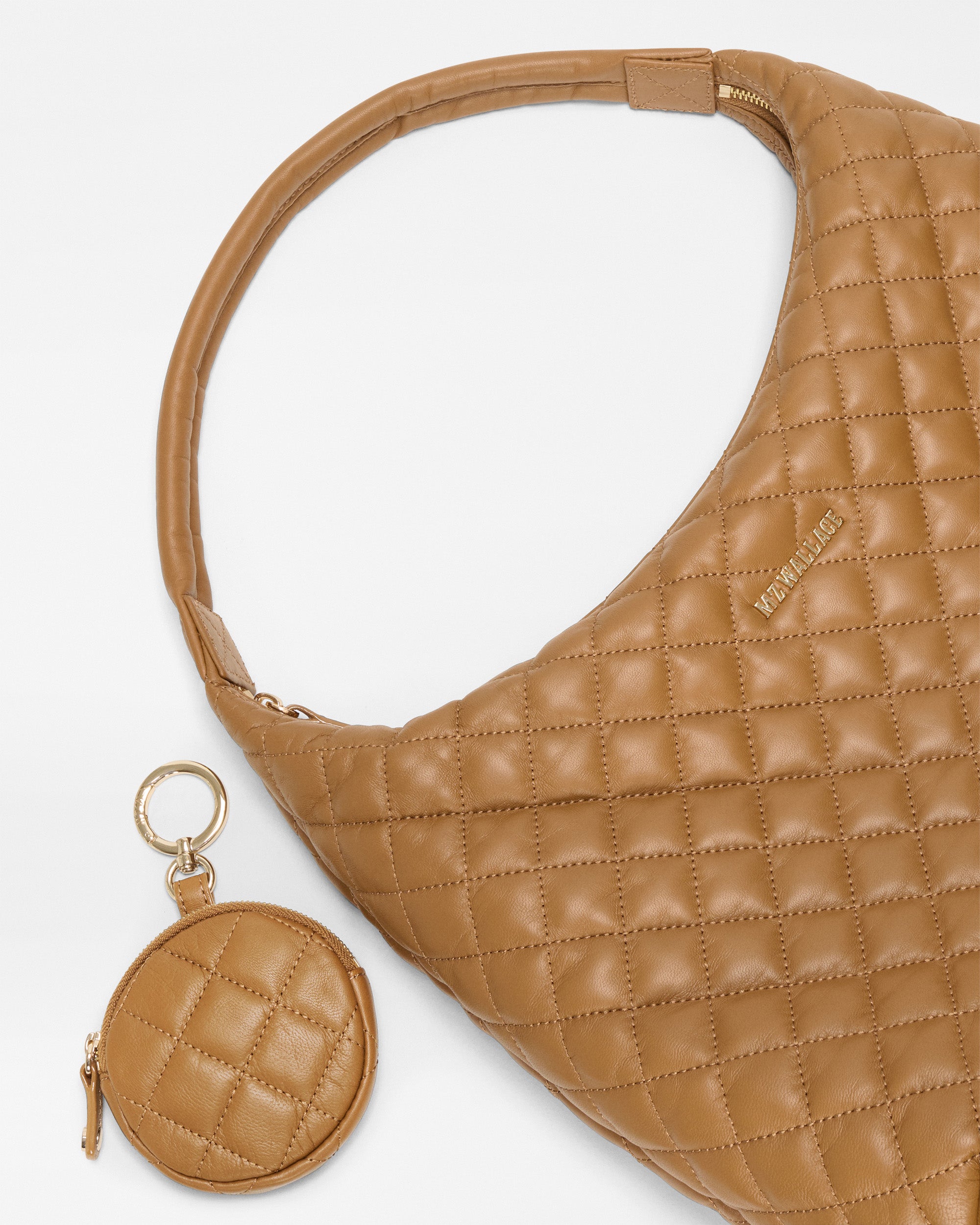 Caramel Leather Large Metro Shoulder