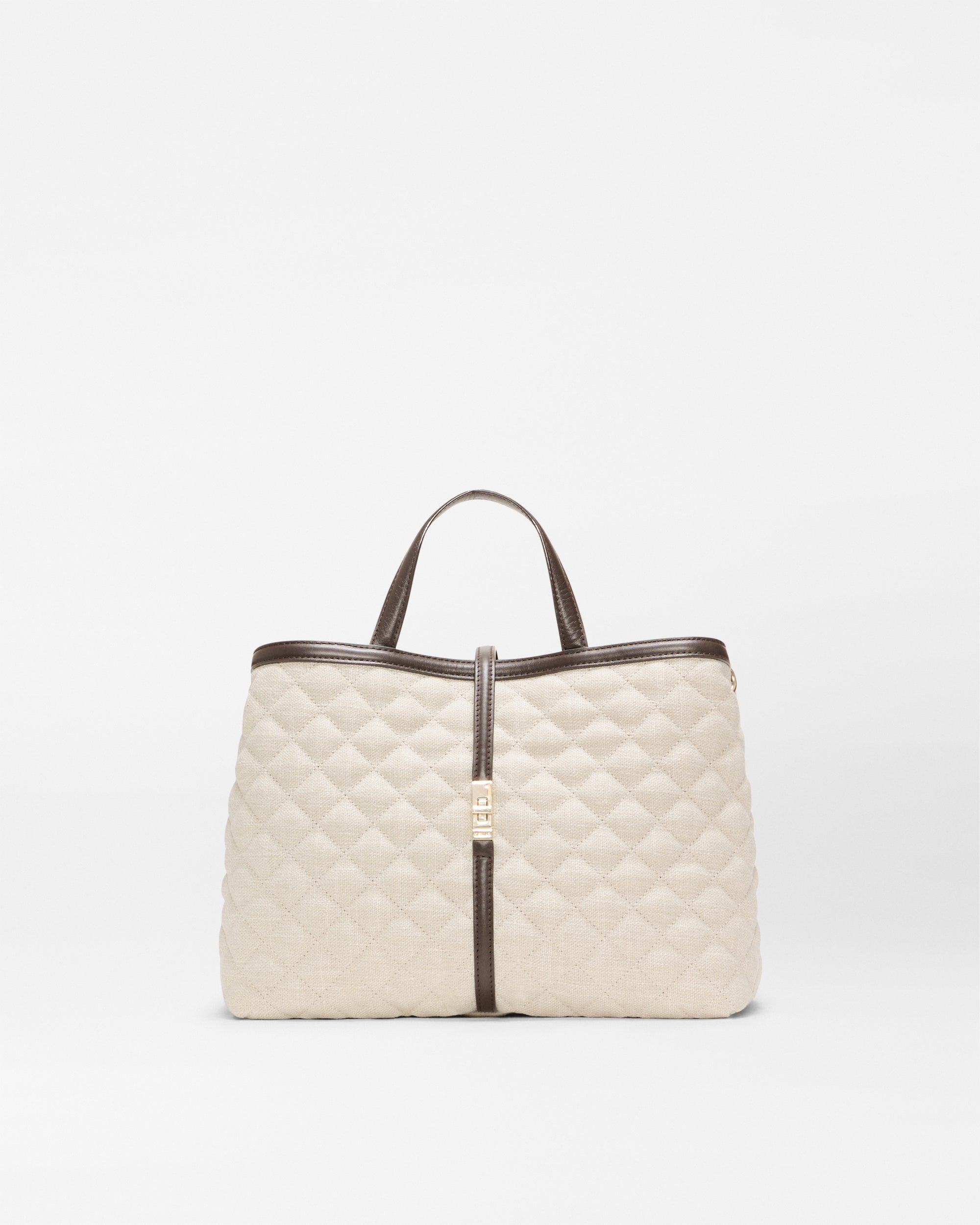 Sandy Linen Medium Astor Top Handle