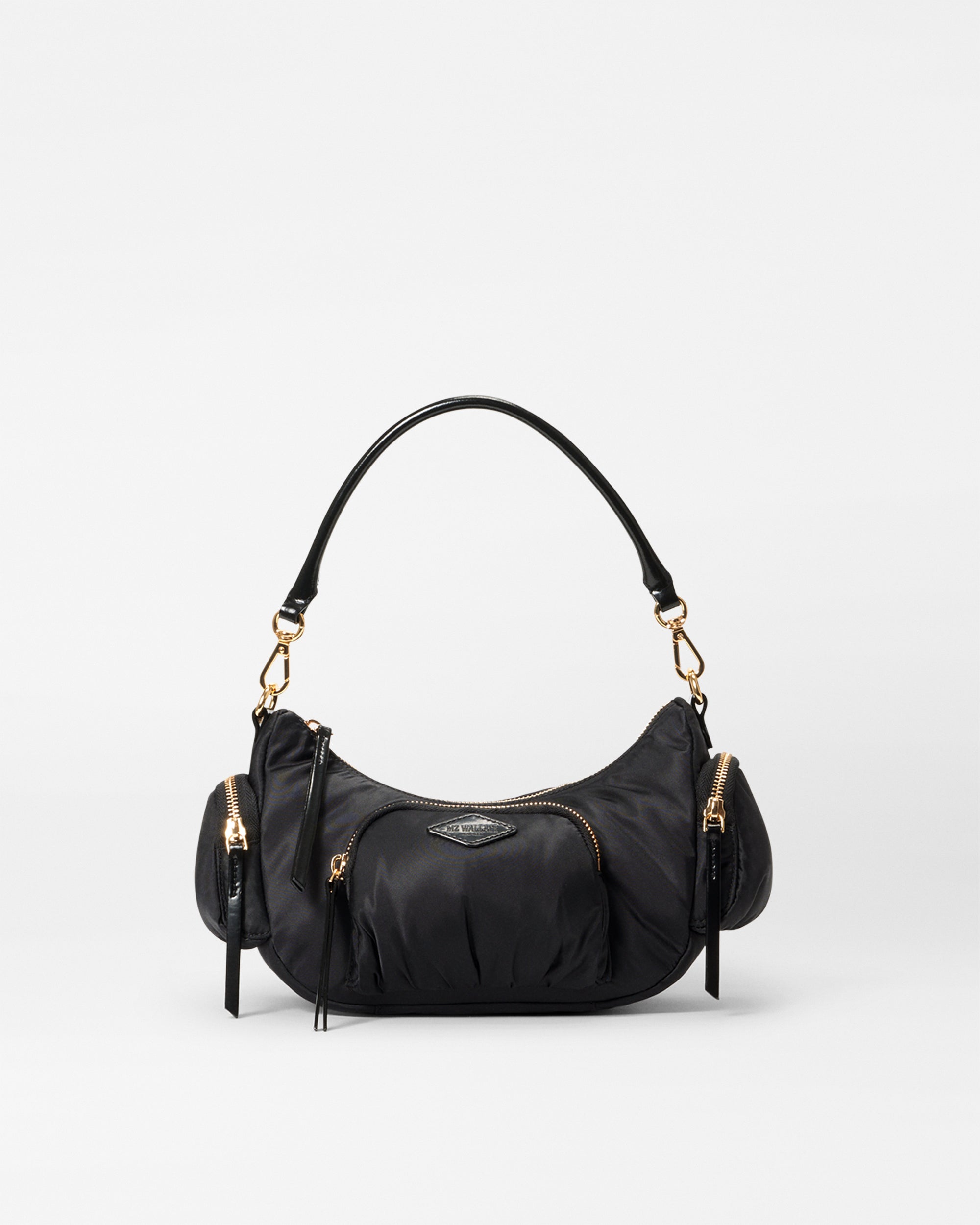 MZ Wallace Small Black Shoulder Bag