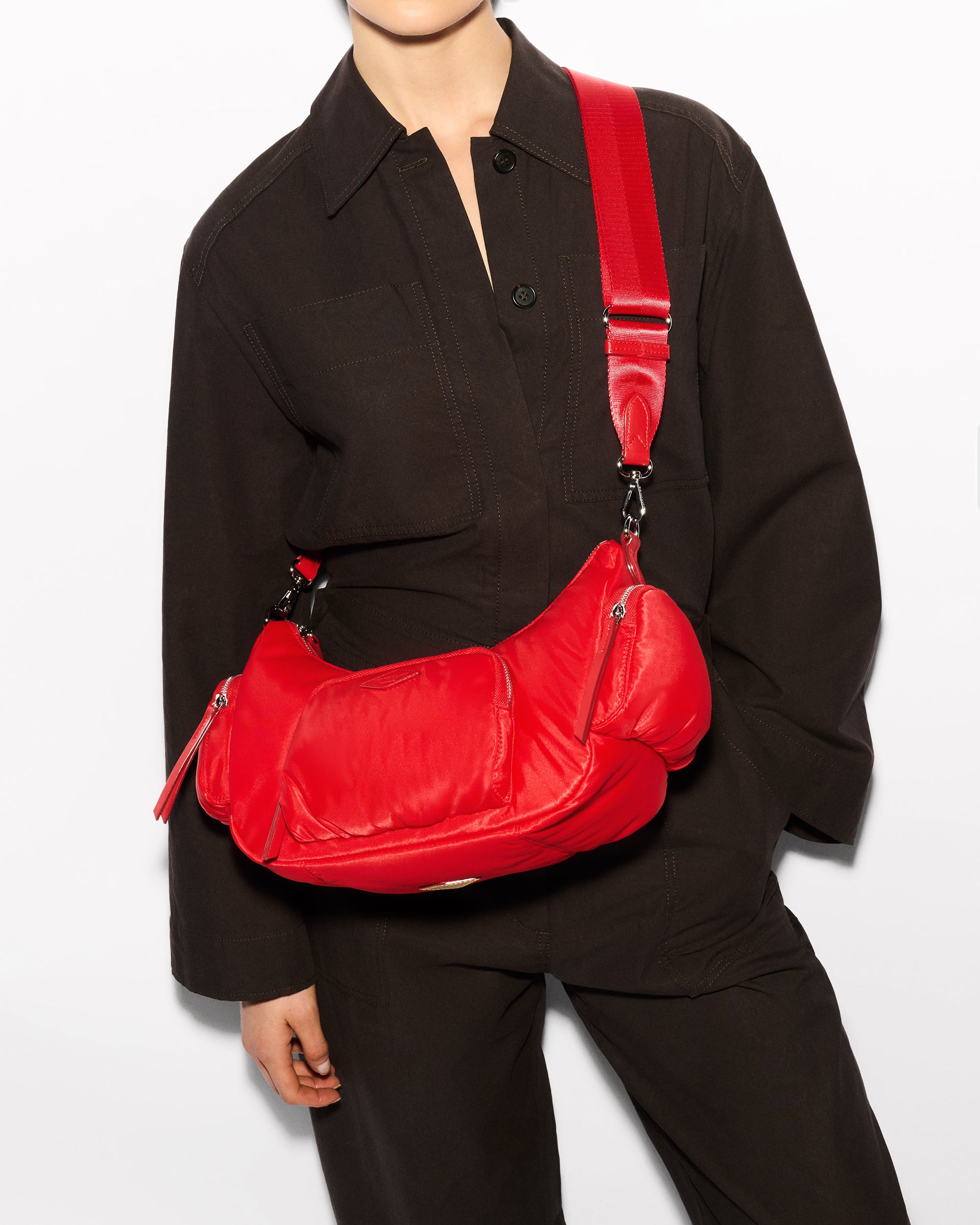 Bright Cherry Medium Chelsea Shoulder