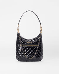MZ Wallace Black Glossy Shoulder Bag