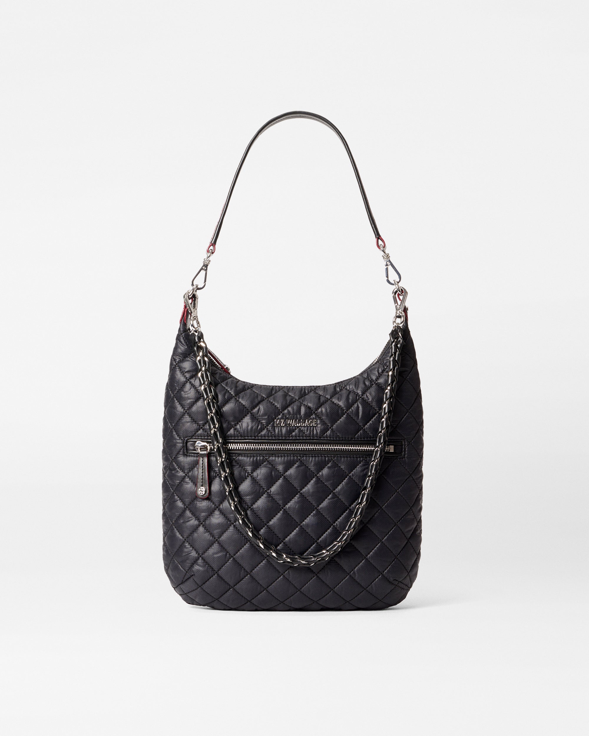 MZ Wallace Quilted Black Shoulder Bag
