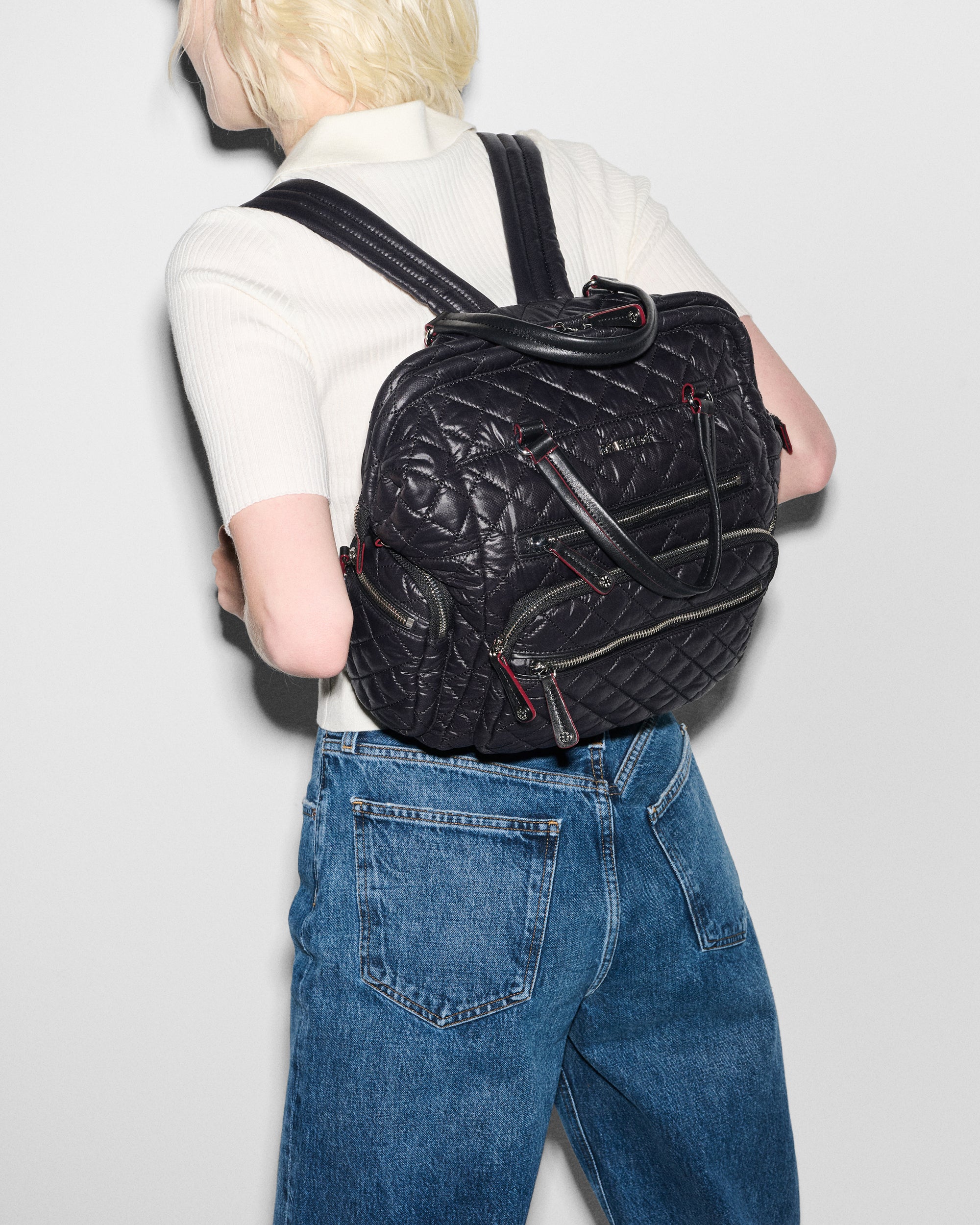 Black Crosby Frame Backpack II
