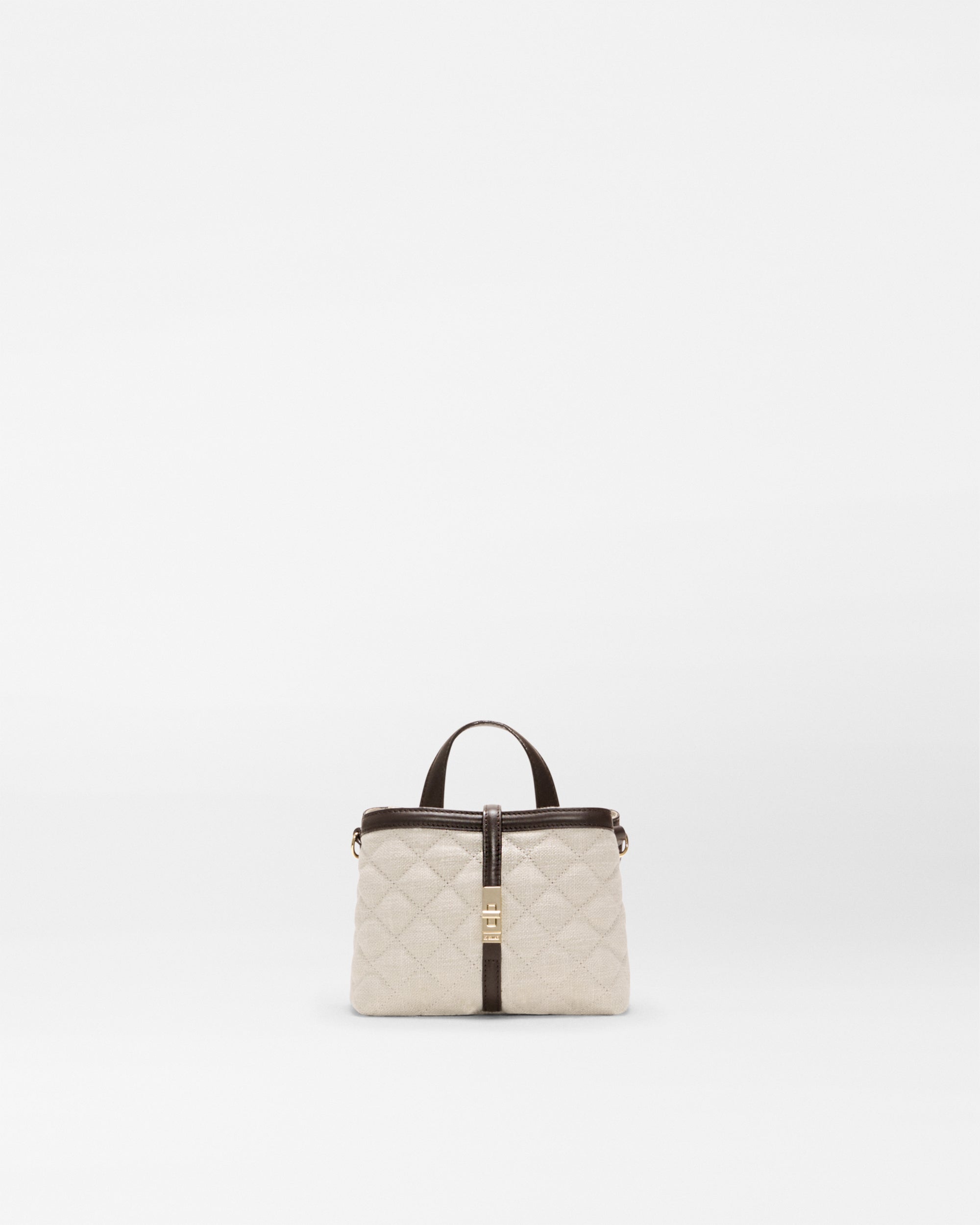 Sandy Linen Mini Astor Top Handle