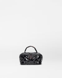 Black Lacquer Mini Accordion Jewelry Case