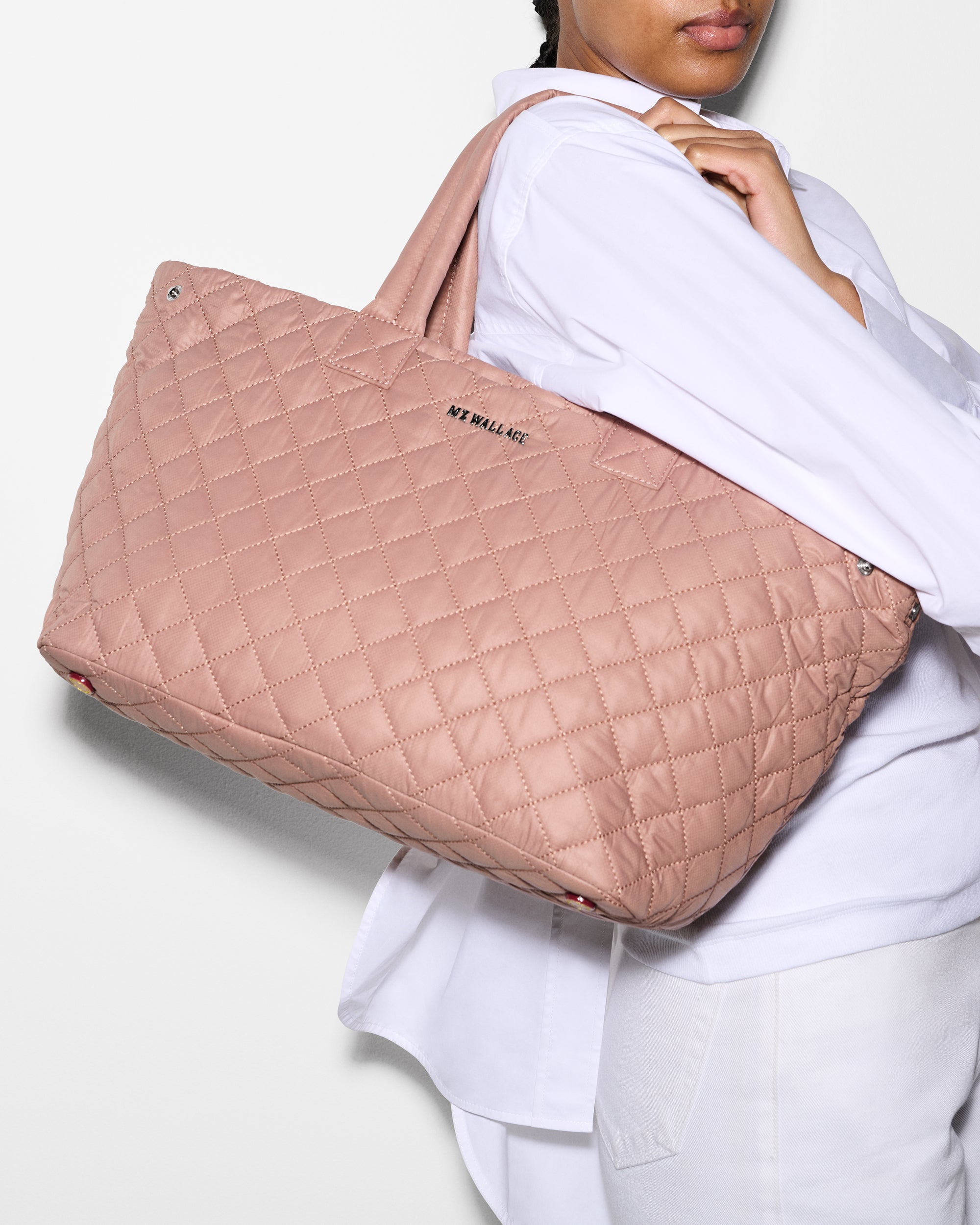 Dusty Rose Medium Metro City Tote