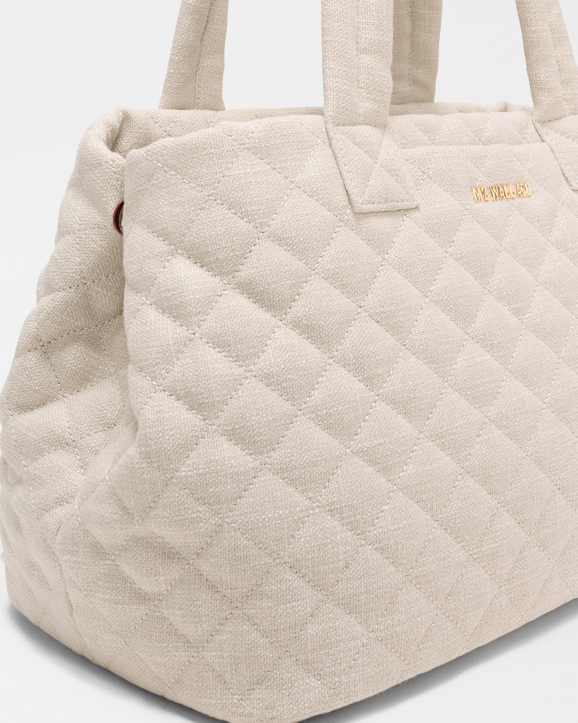 Sandy Linen Medium Metro City Tote
