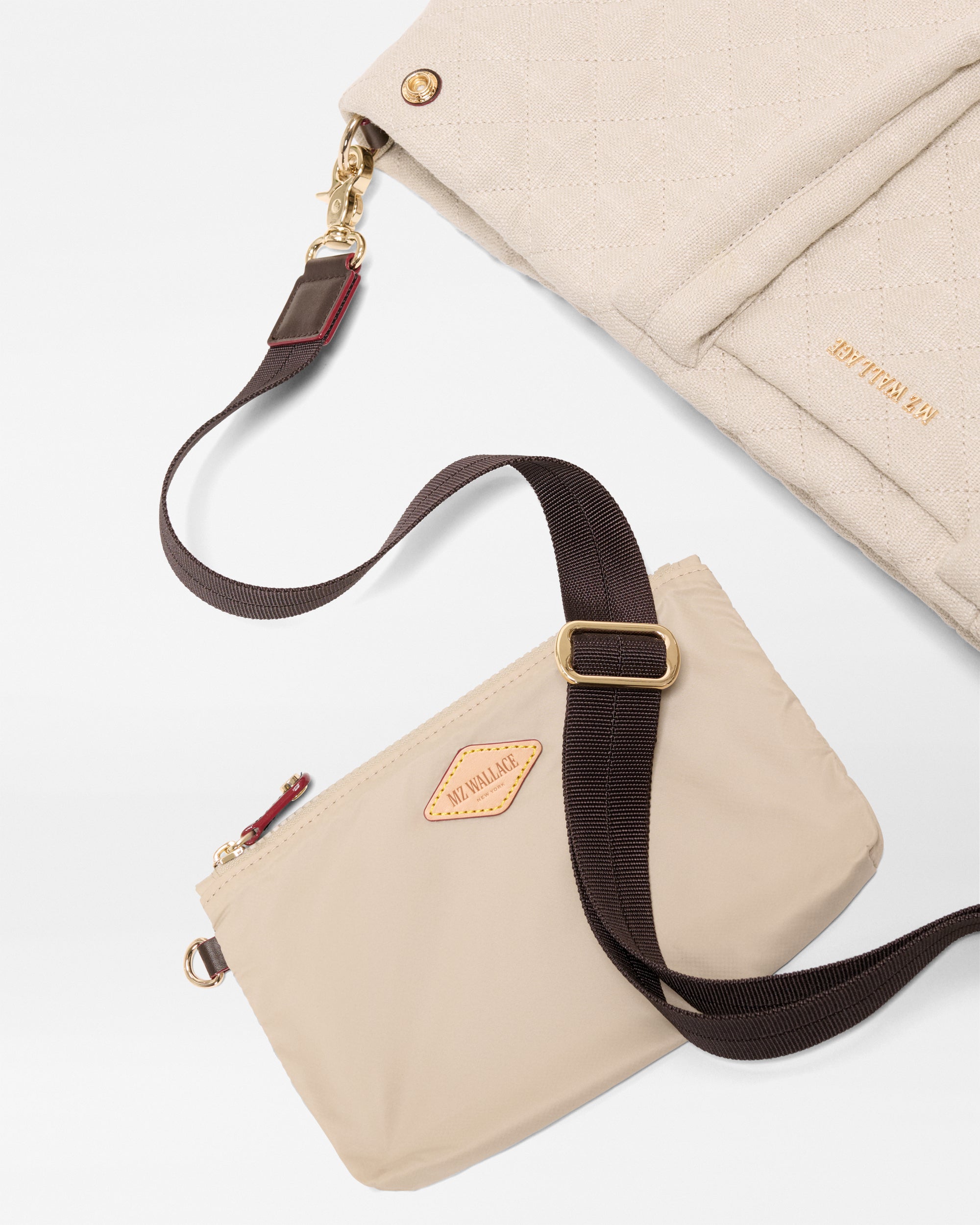 Sandy Linen Medium Metro City Tote