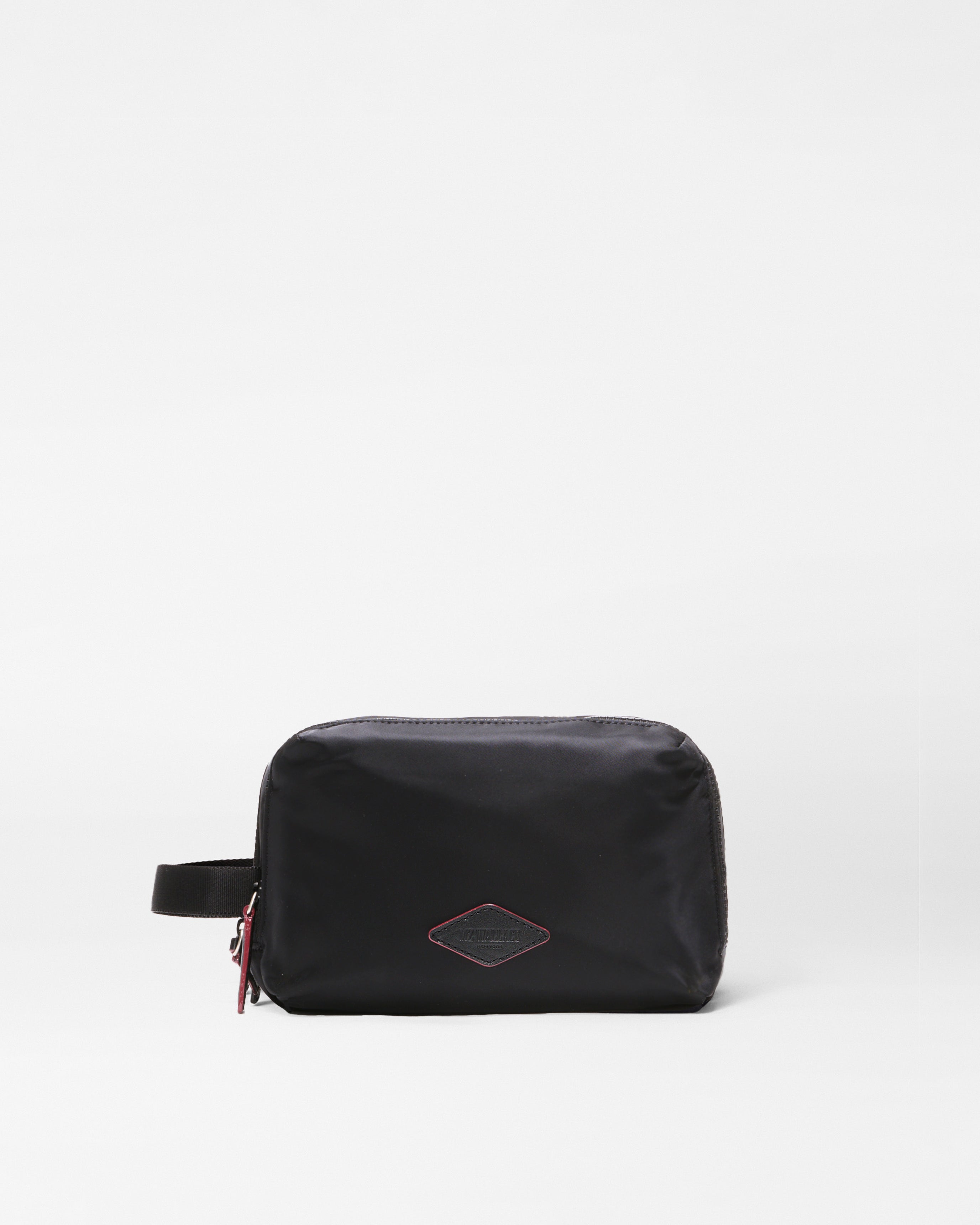 Black Triple Zip Dopp Kit