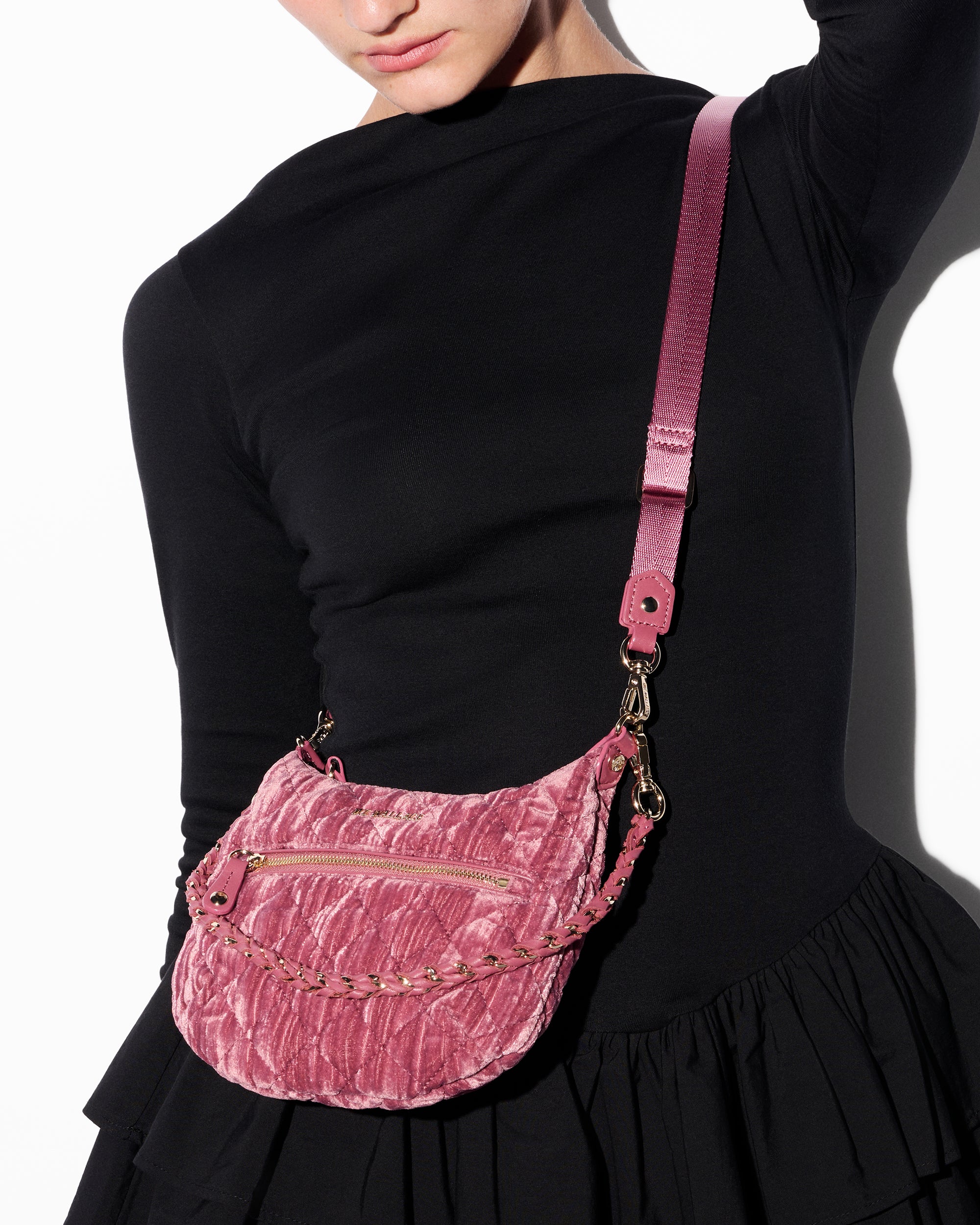 Pink Velvet Purse | MZ Wallace