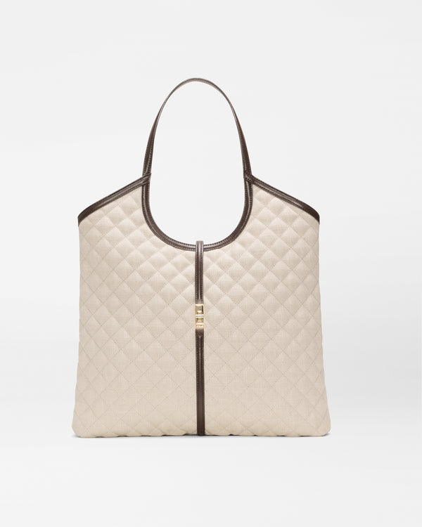 Sandy Linen Large Astor Tote