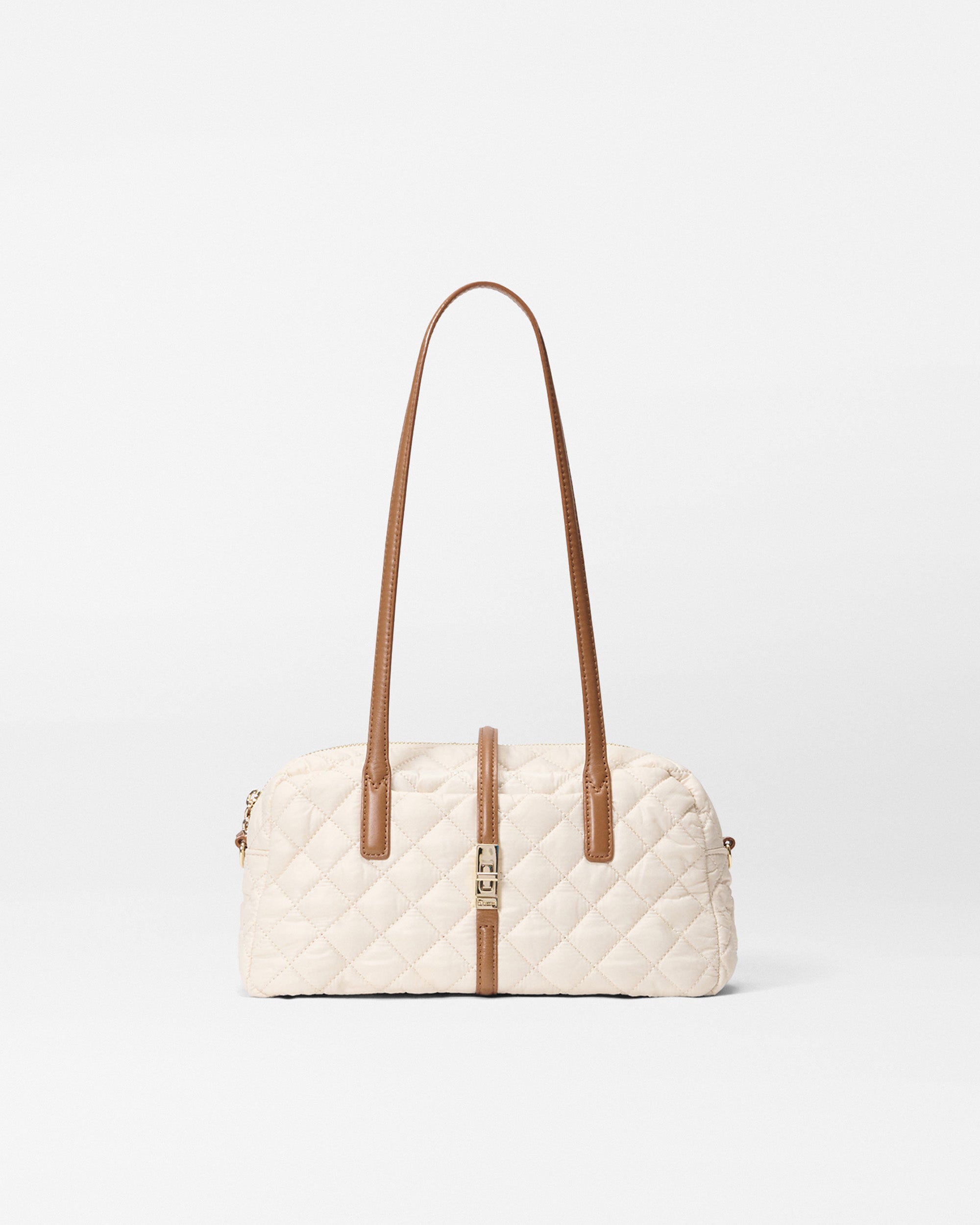 Sandshell with Brown Small Astor Satchel