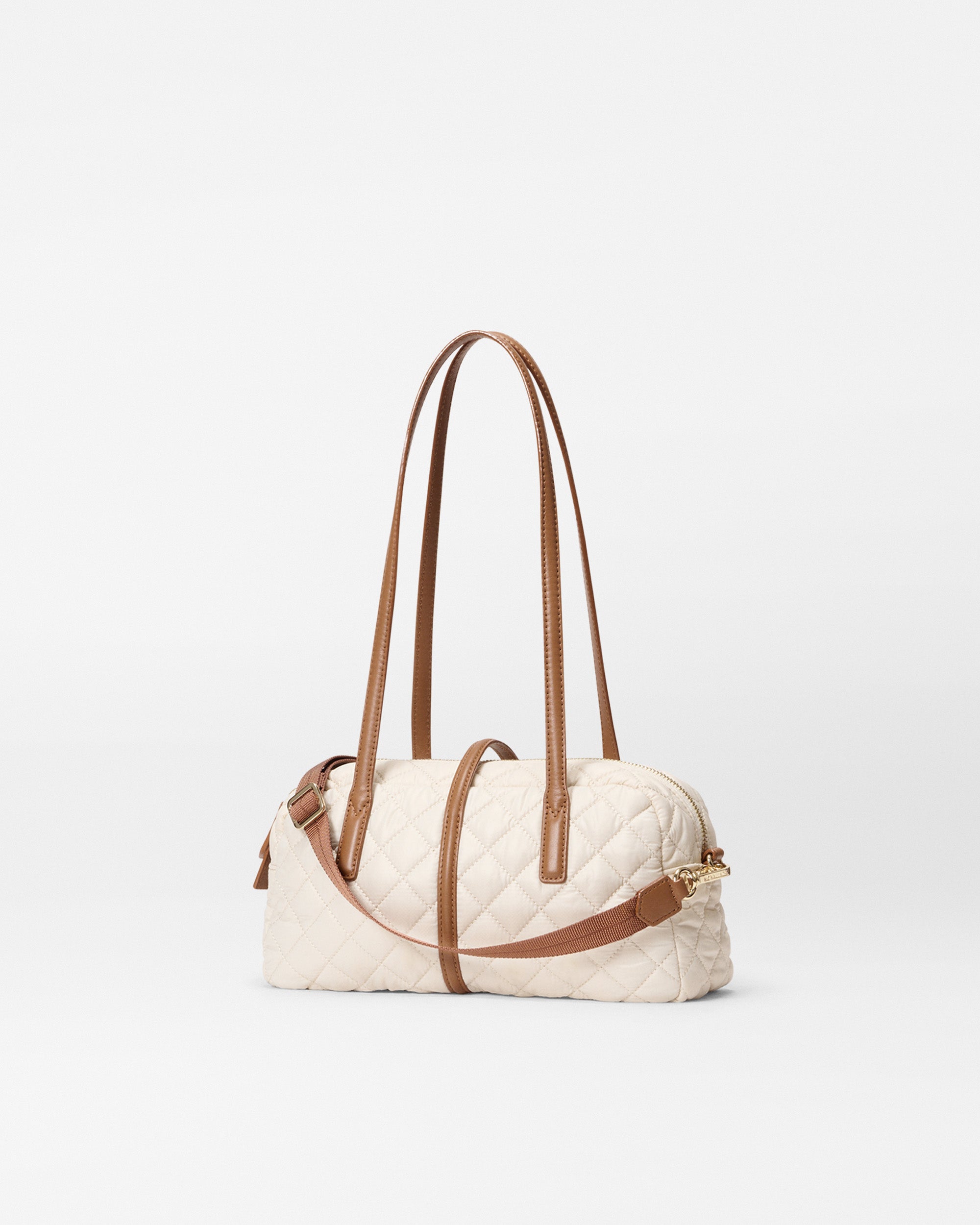 Sandshell with Brown Small Astor Satchel