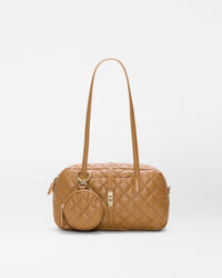 Caramel Leather Small Astor Satchel
