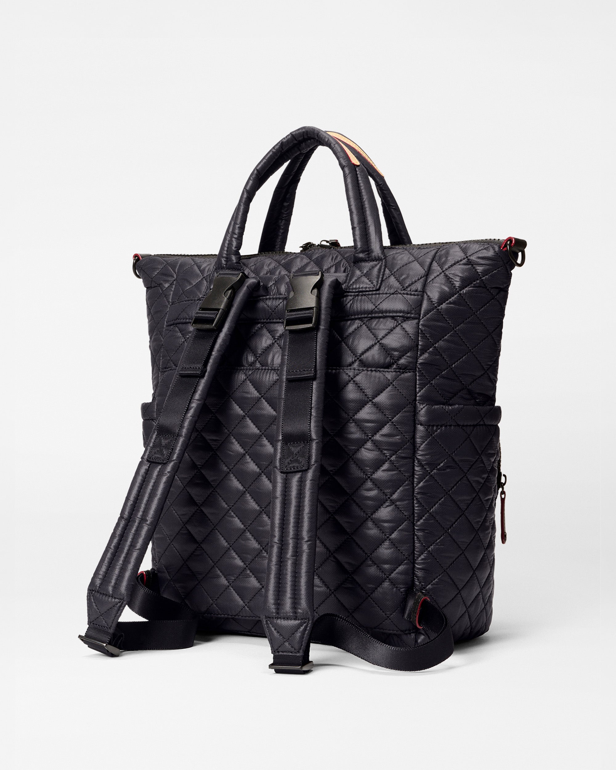 MZ Wallace Black Utility Backpack with straps