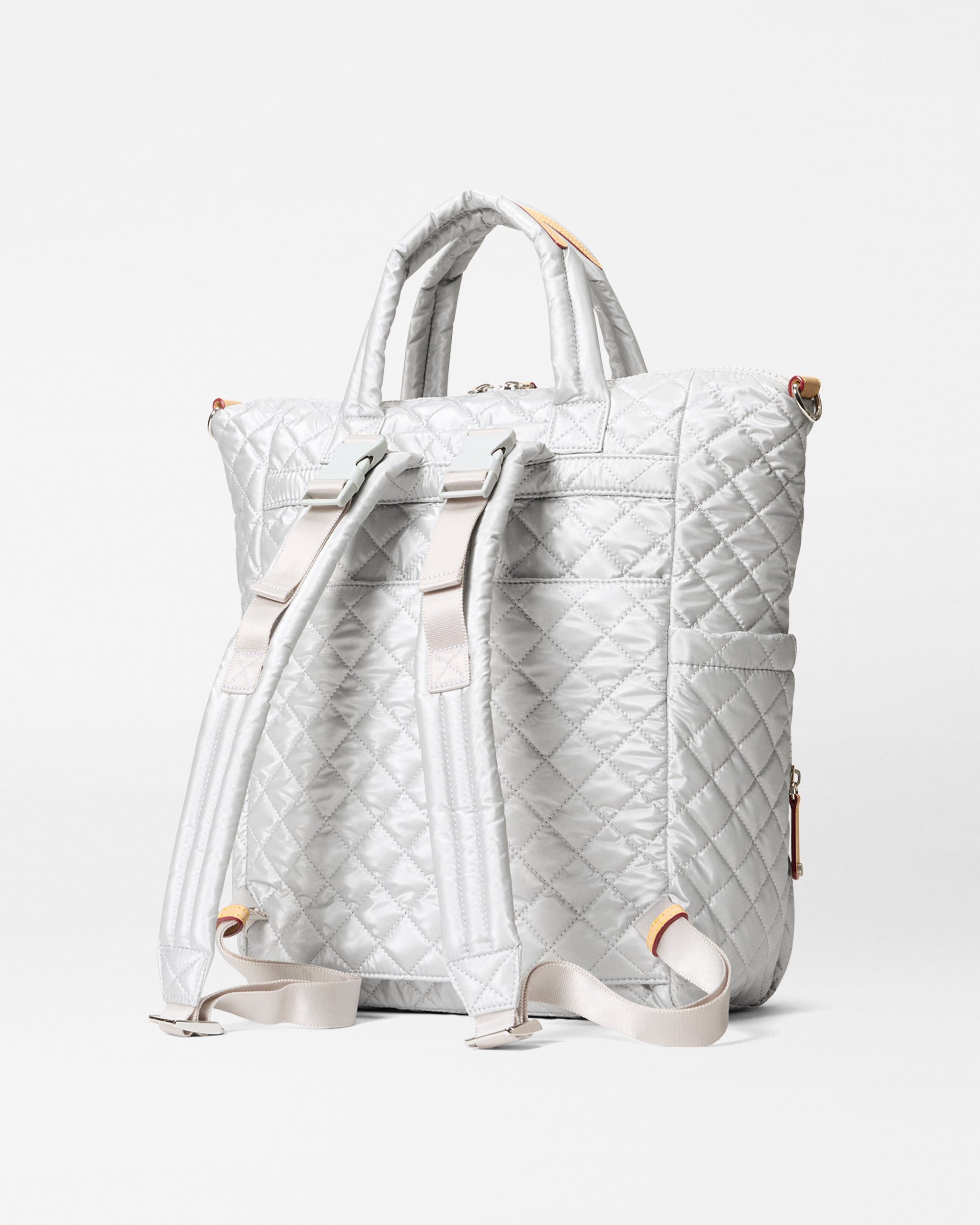 Oyster Metallic Medium Utility Backpack