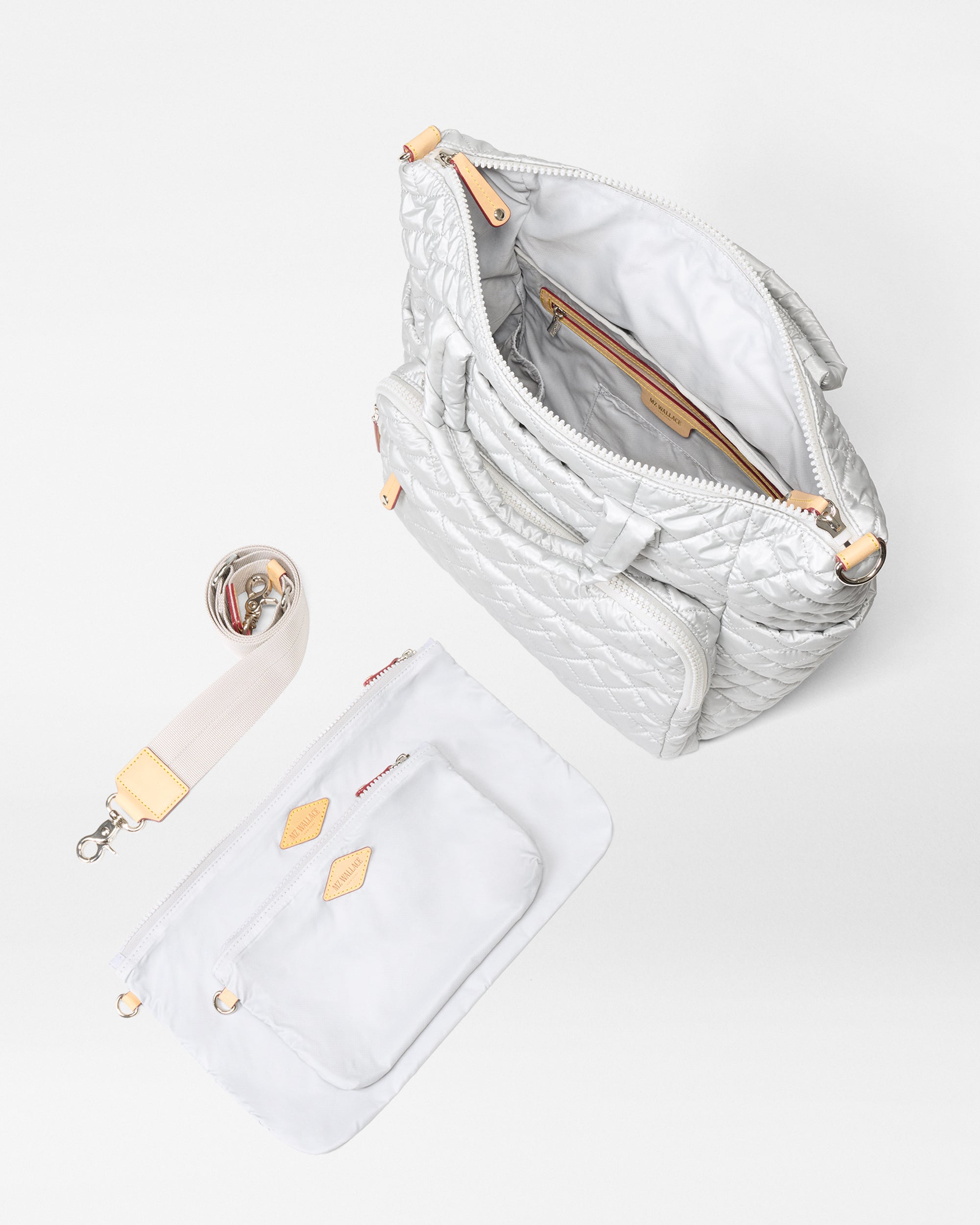 Oyster Metallic Medium Utility Backpack