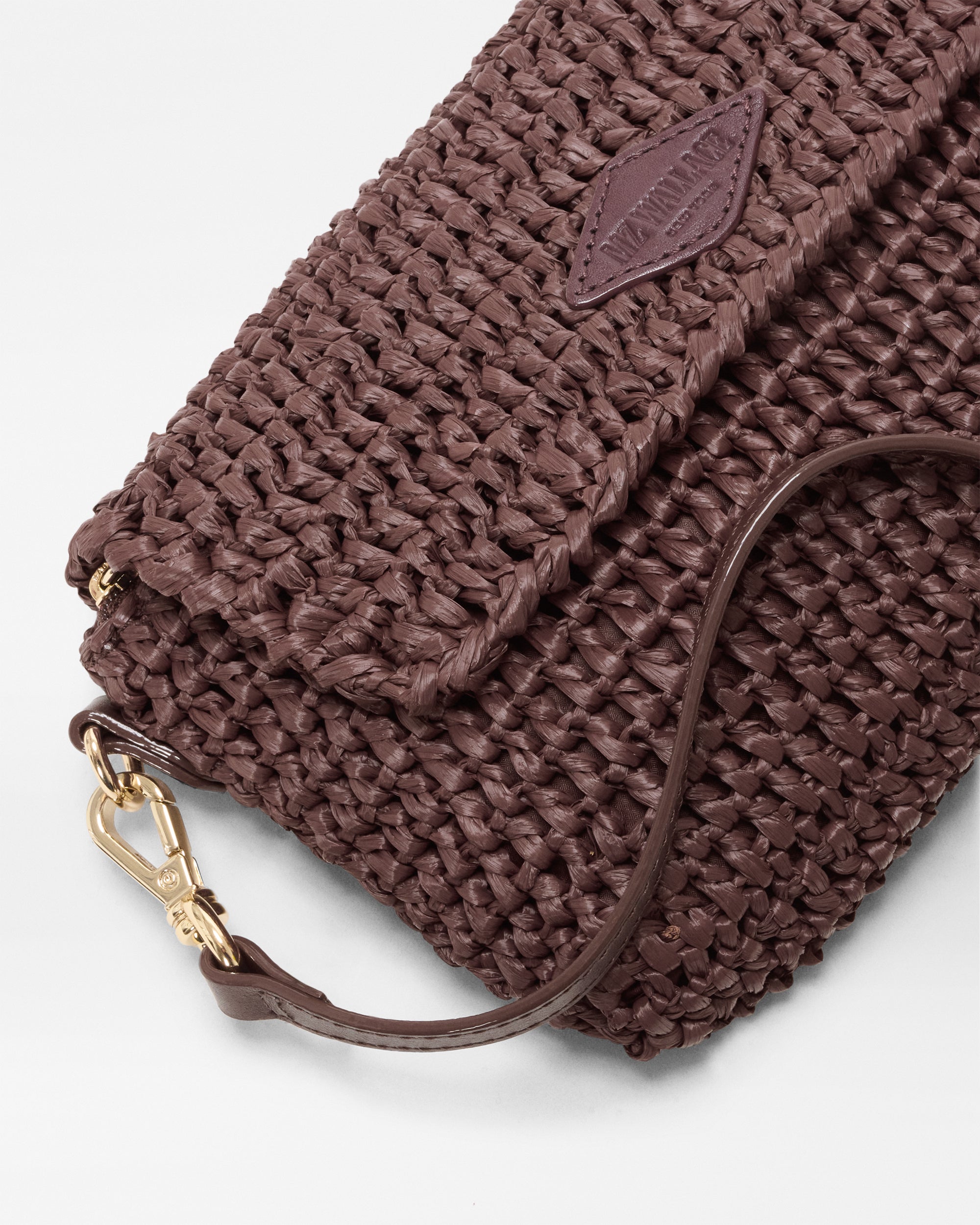 MZ Wallace Brown Crochet Crochet Convertible Crossbody – Crossbody