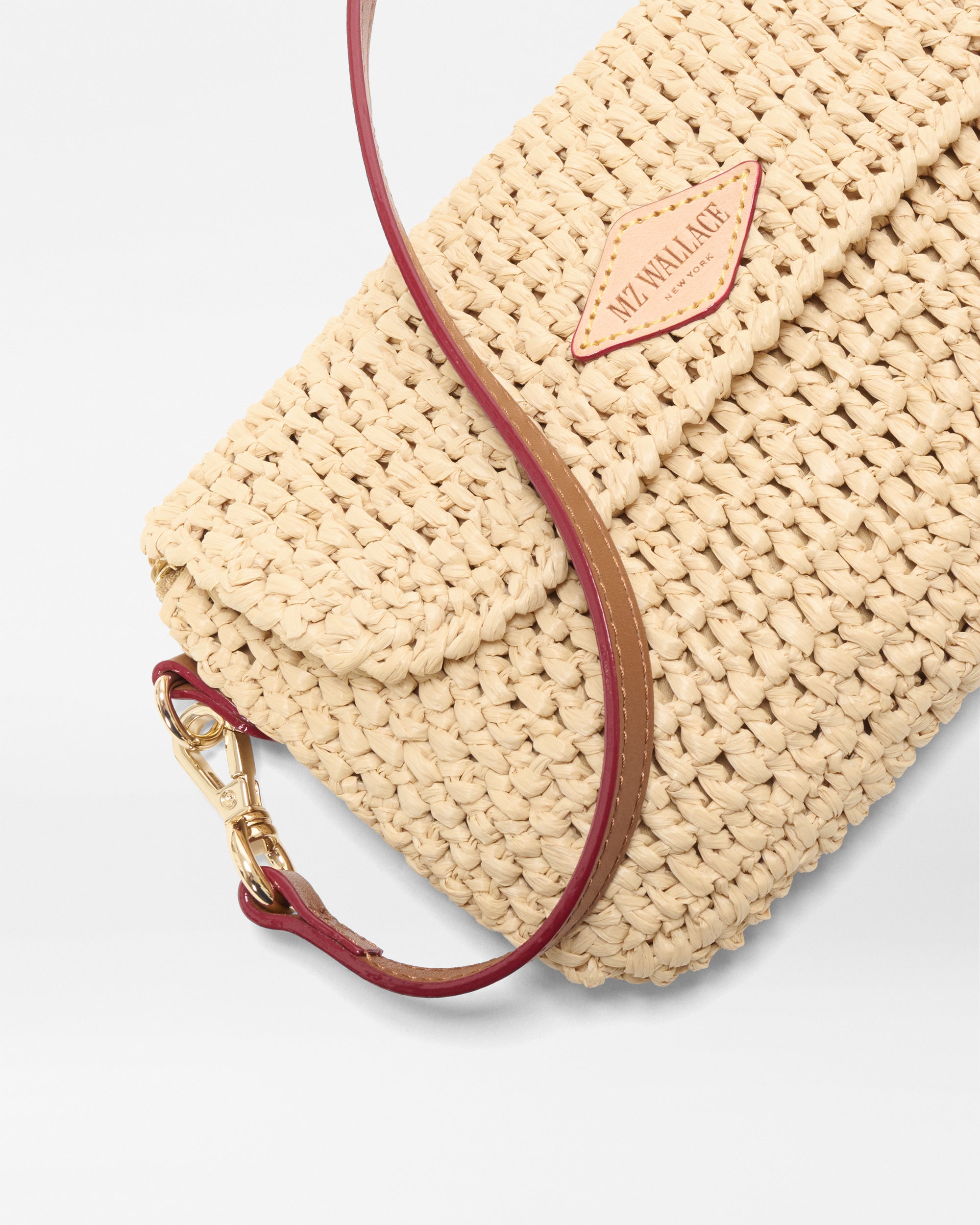 MZ Wallace | Camel Crochet Convertible Crossbody