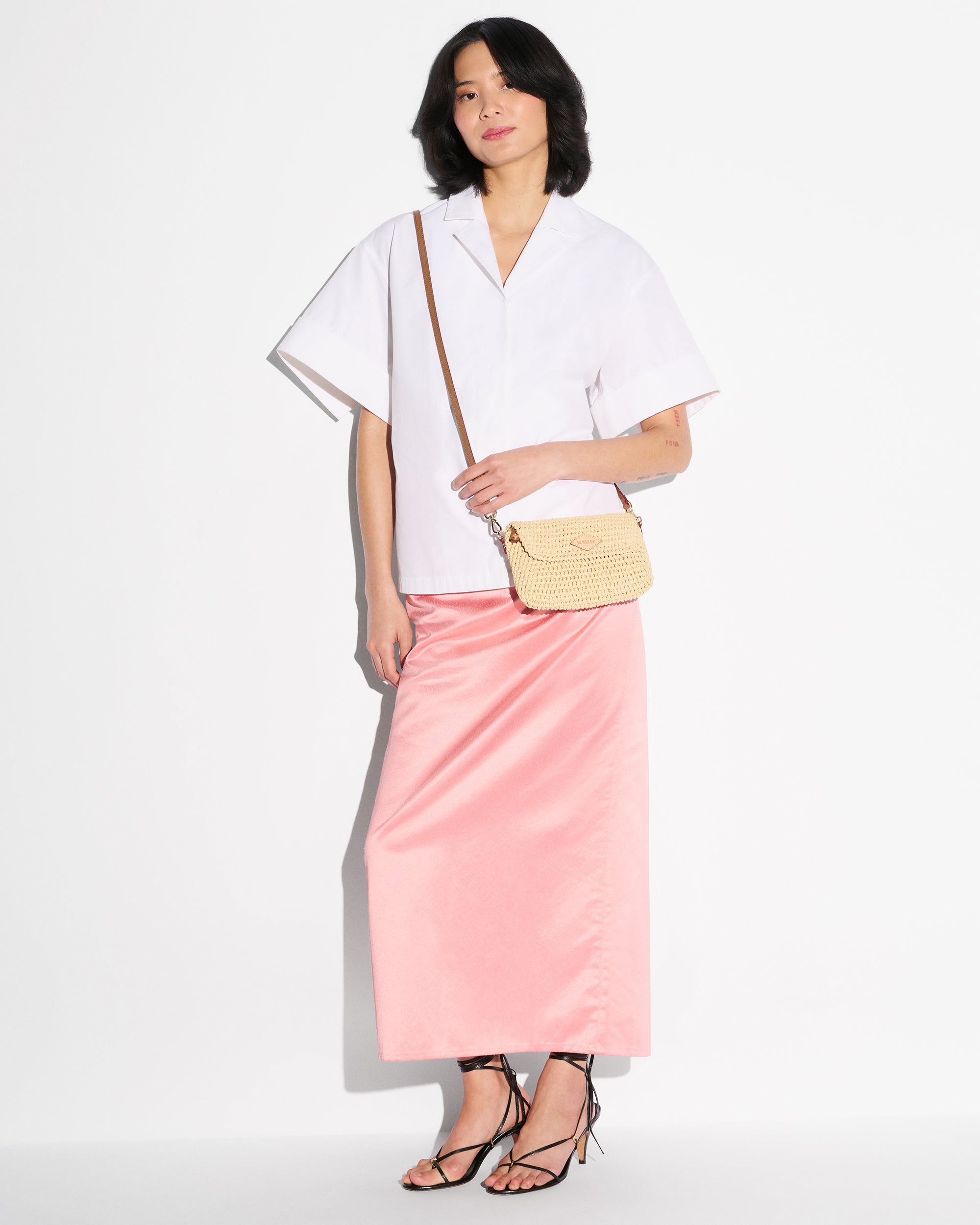 Camel Crochet Crochet Convertible Crossbody