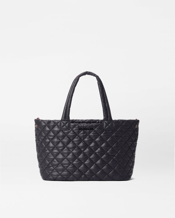 Black Small Metro City Tote
