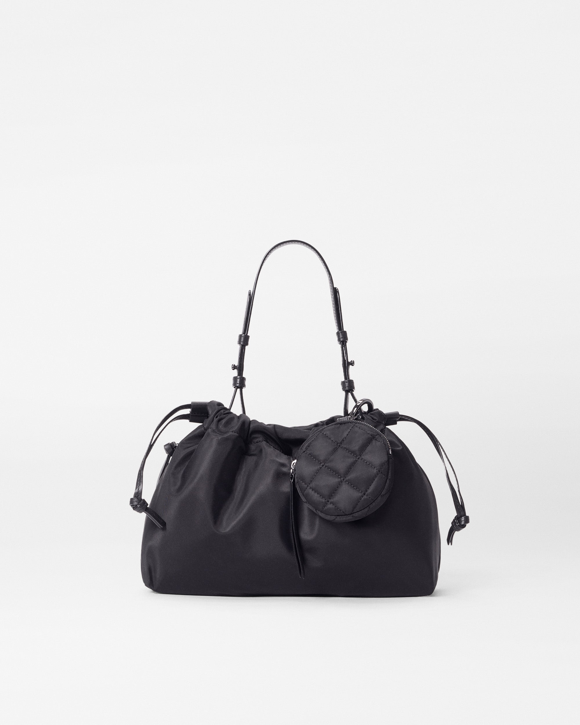 MZ Wallace Black Slouchy Shoulder Bag