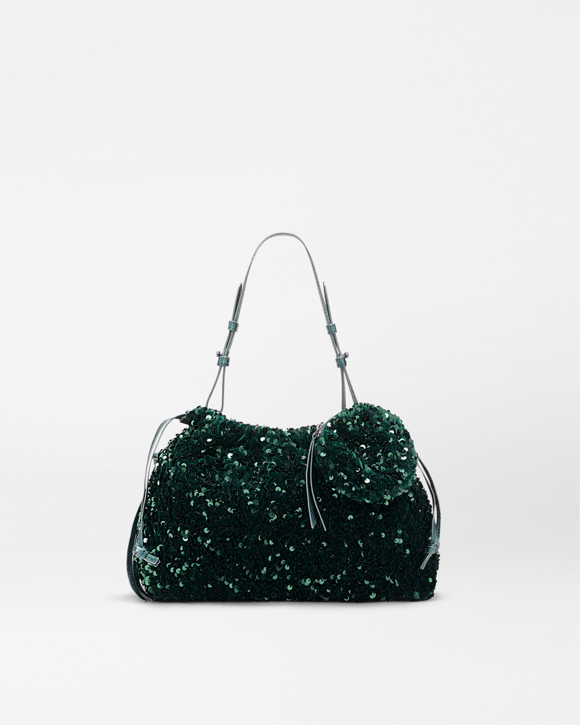 Mallard Sequin Small Waverly Shoulder