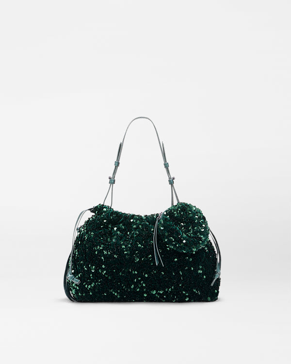 Mallard Sequin Small Waverly Shoulder