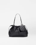 Black Quilted Leather Small Waverly Shoulder