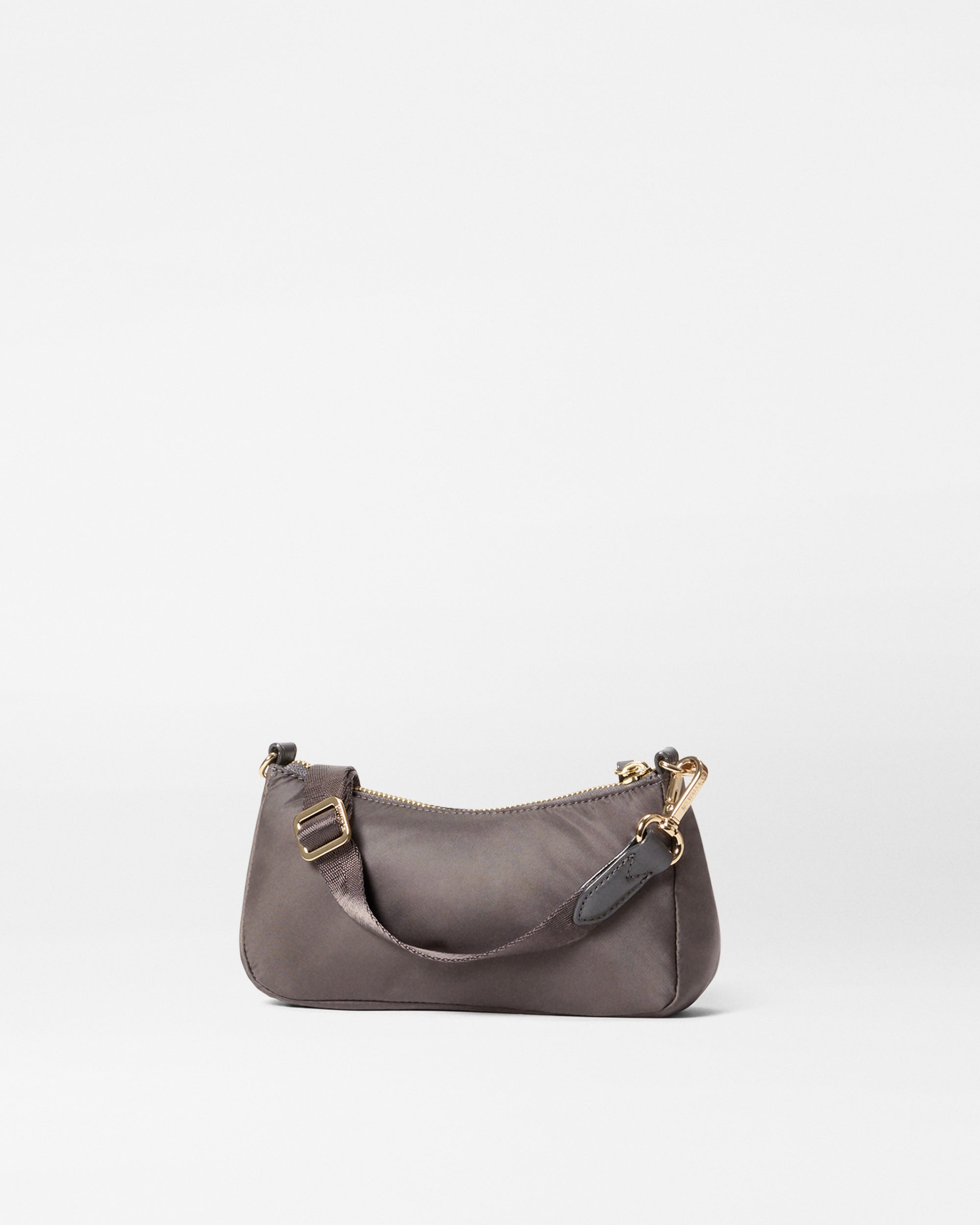 MZ Wallace Grey Mini Purse back view