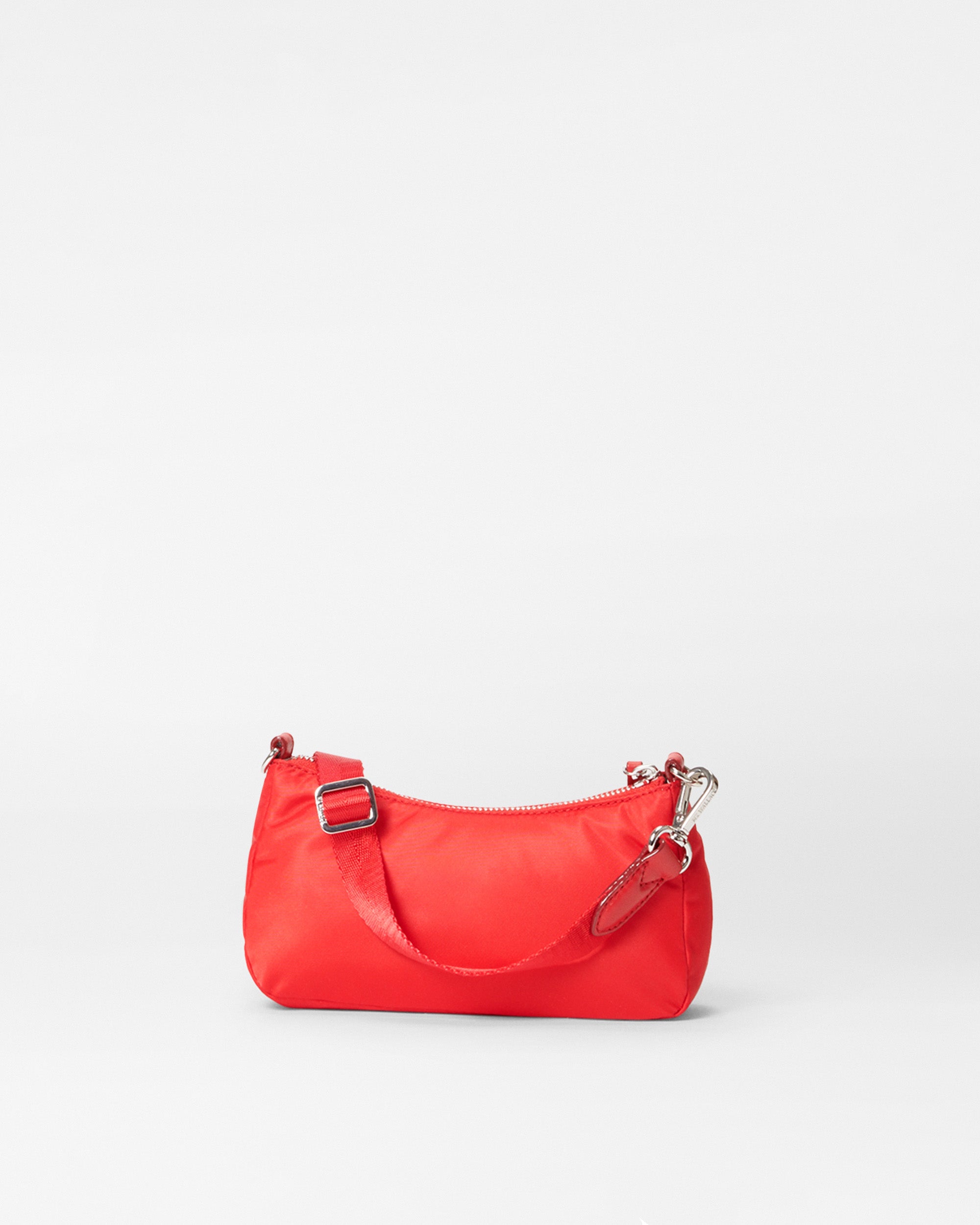 MZ Wallace Mini Red Shoulder Bag  back view