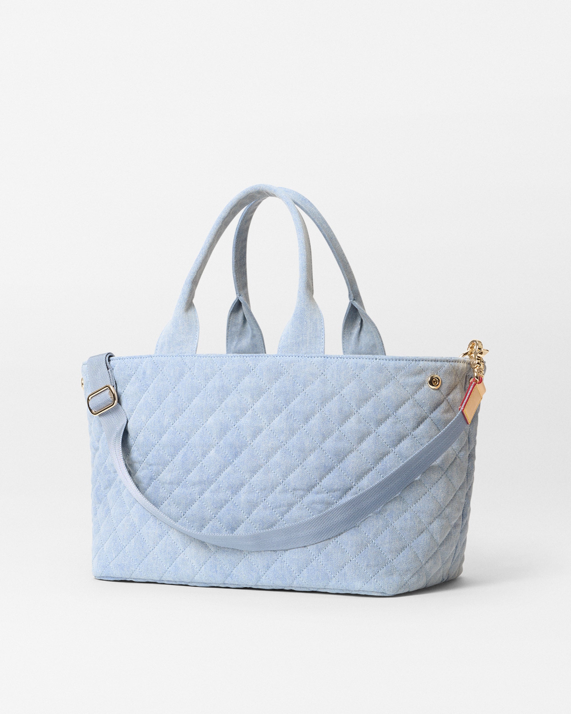 True Light Denim Medium Metro City Tote