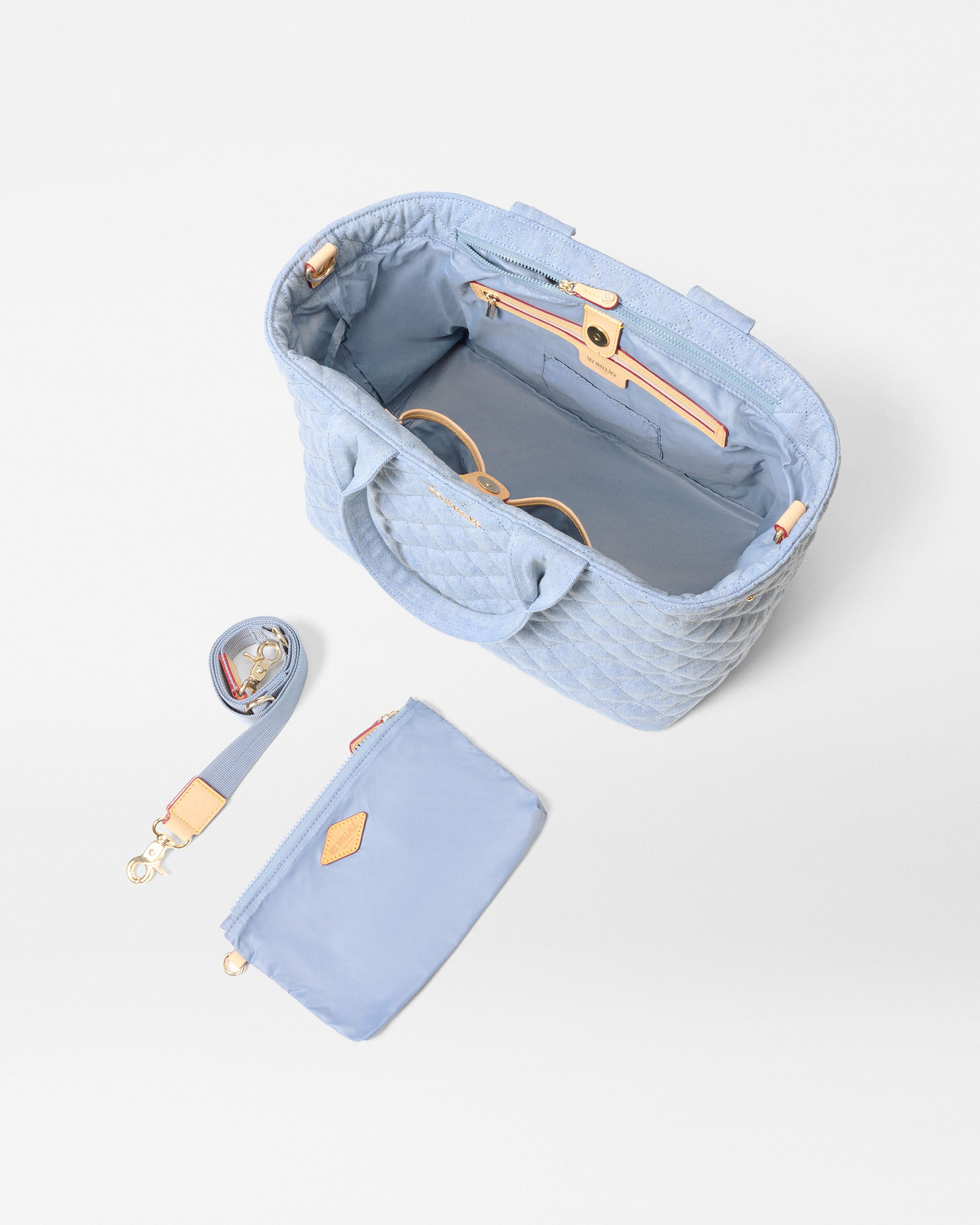 True Light Denim Medium Metro City Tote