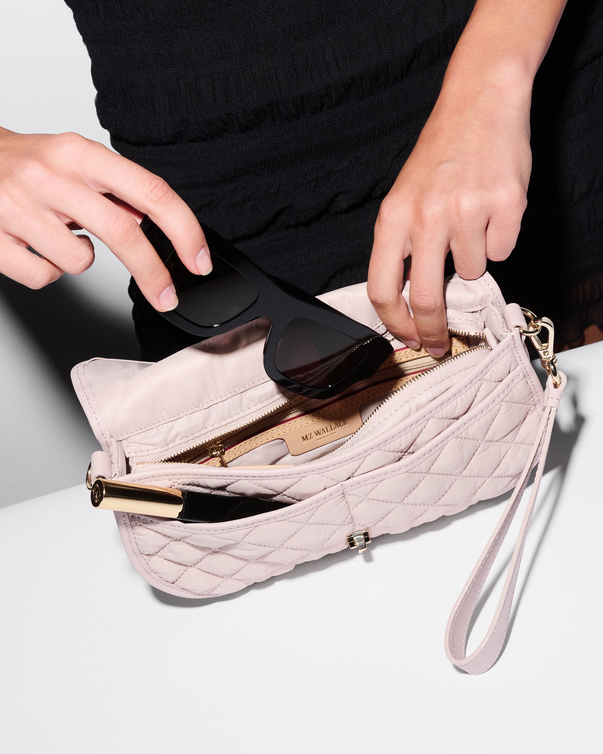 City Pink Small Astor Convertible Clutch