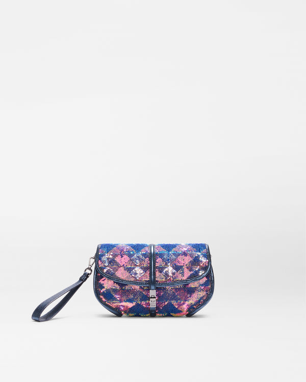 Aurora Sequin Small Astor Convertible Clutch