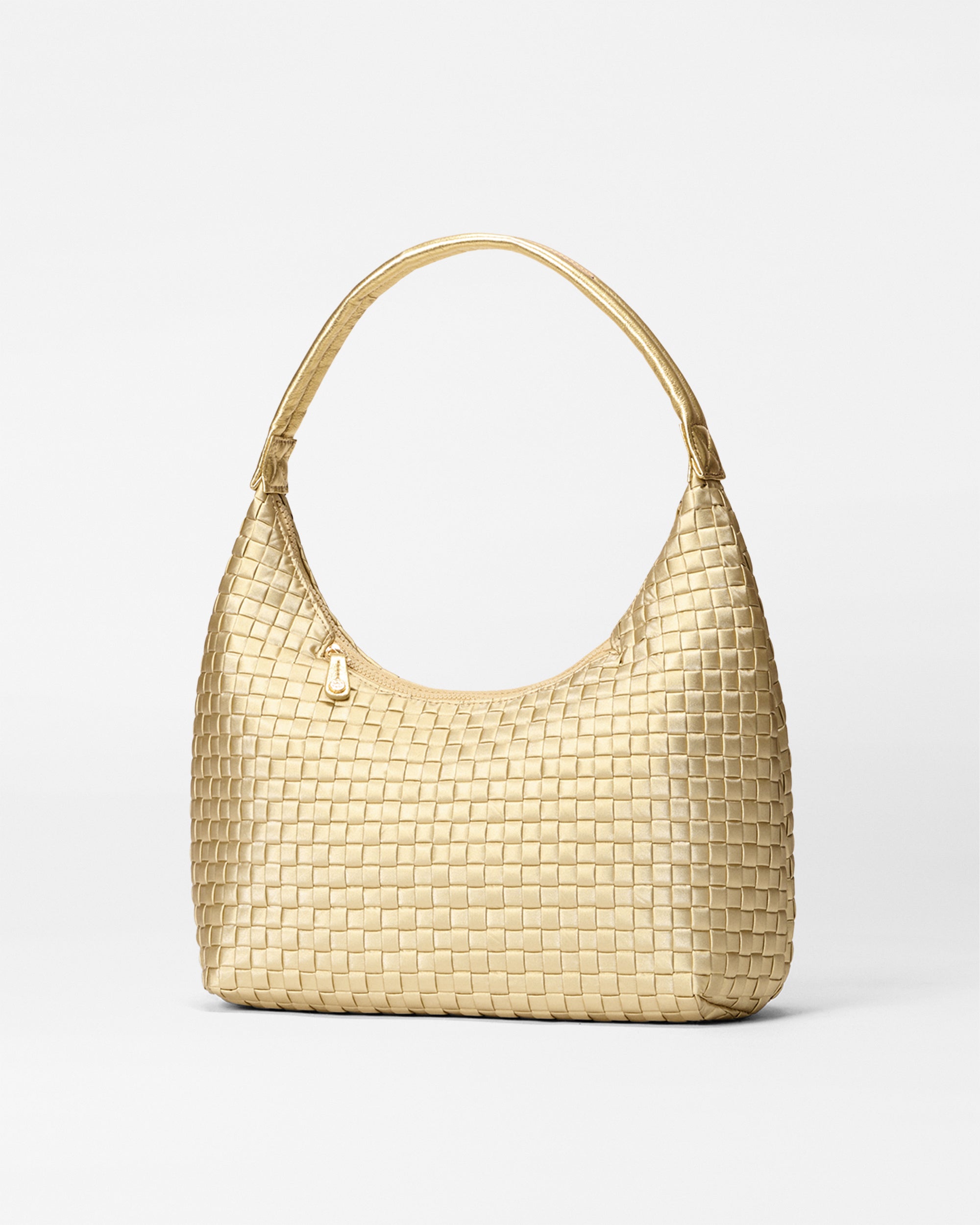 Light Gold Pearl Medium Woven Shoulder