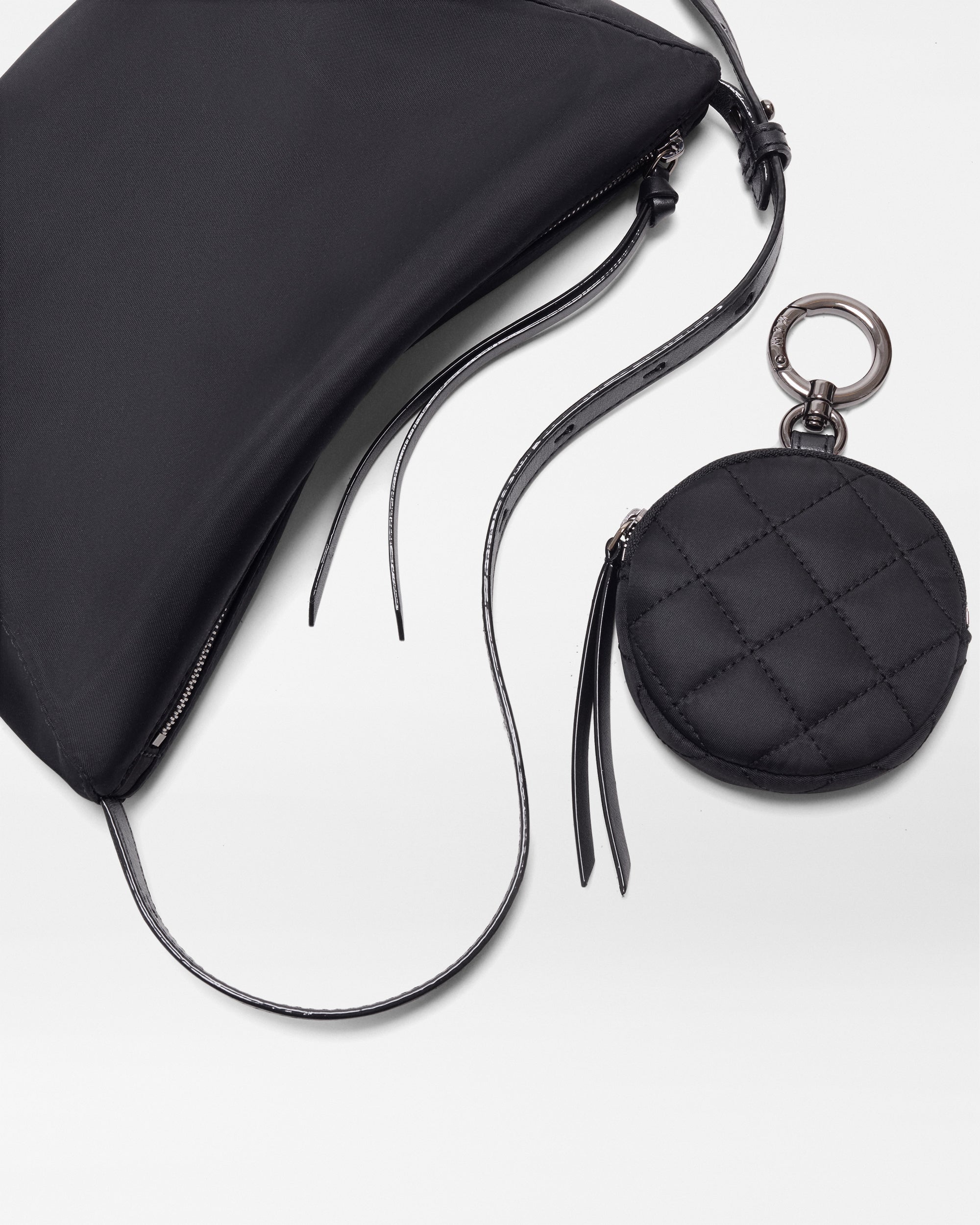 Black Small Waverly Hobo