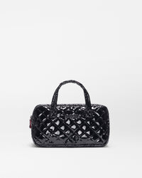 black lacquer beauty organizer