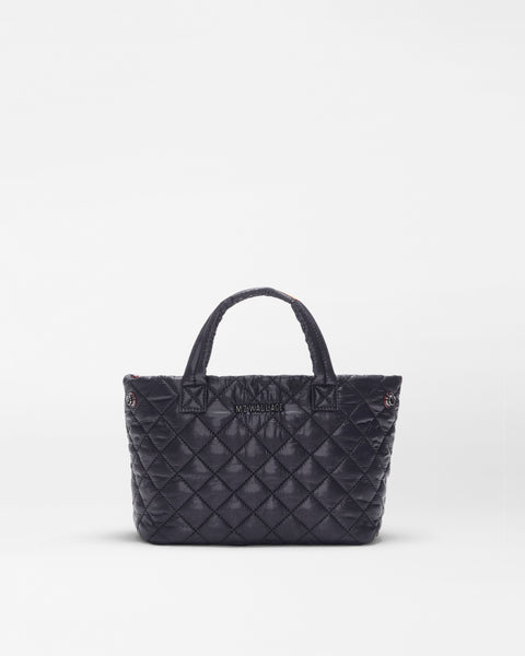 Black Mini City Tote