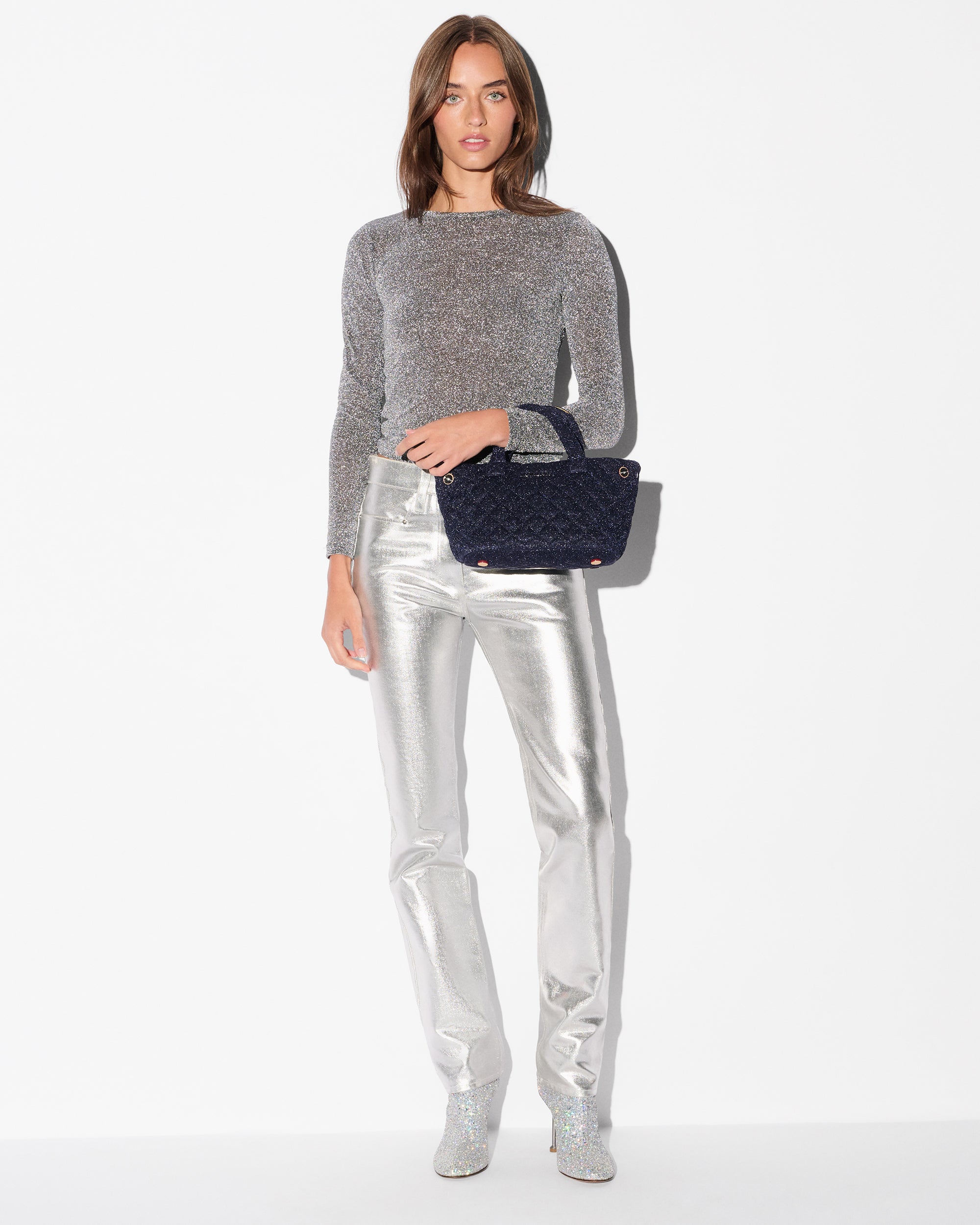 Midnight Shimmer Mini City Tote