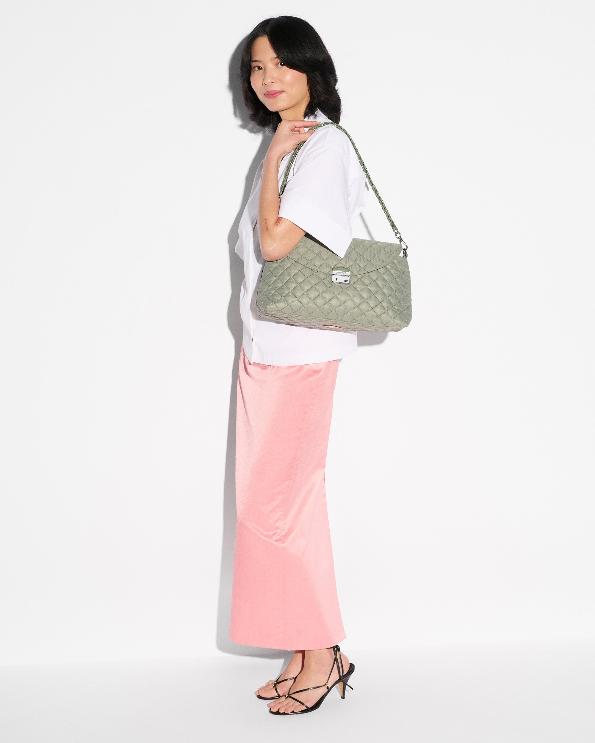 MZ Wallace | Agave Green Crosby Lock Shoulder
