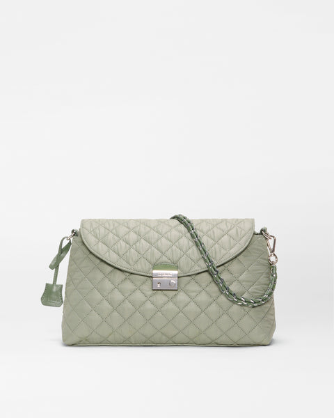 MZ Wallace Agave Green Crosby Lock Shoulder – Shoulder | MZ Wallace
