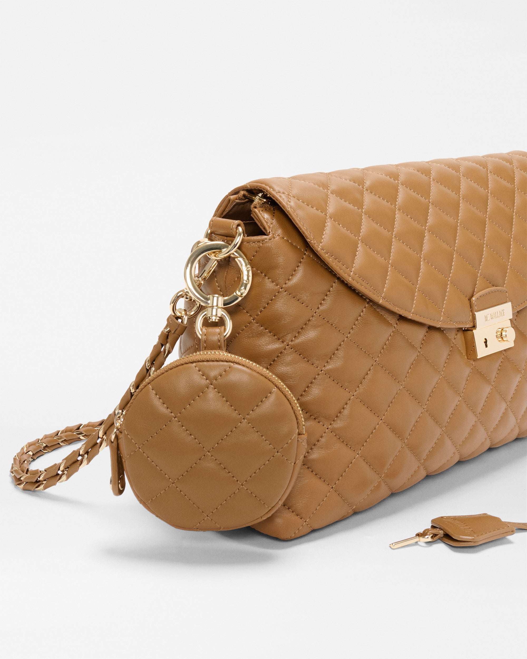 Caramel Leather Crosby Lock Shoulder