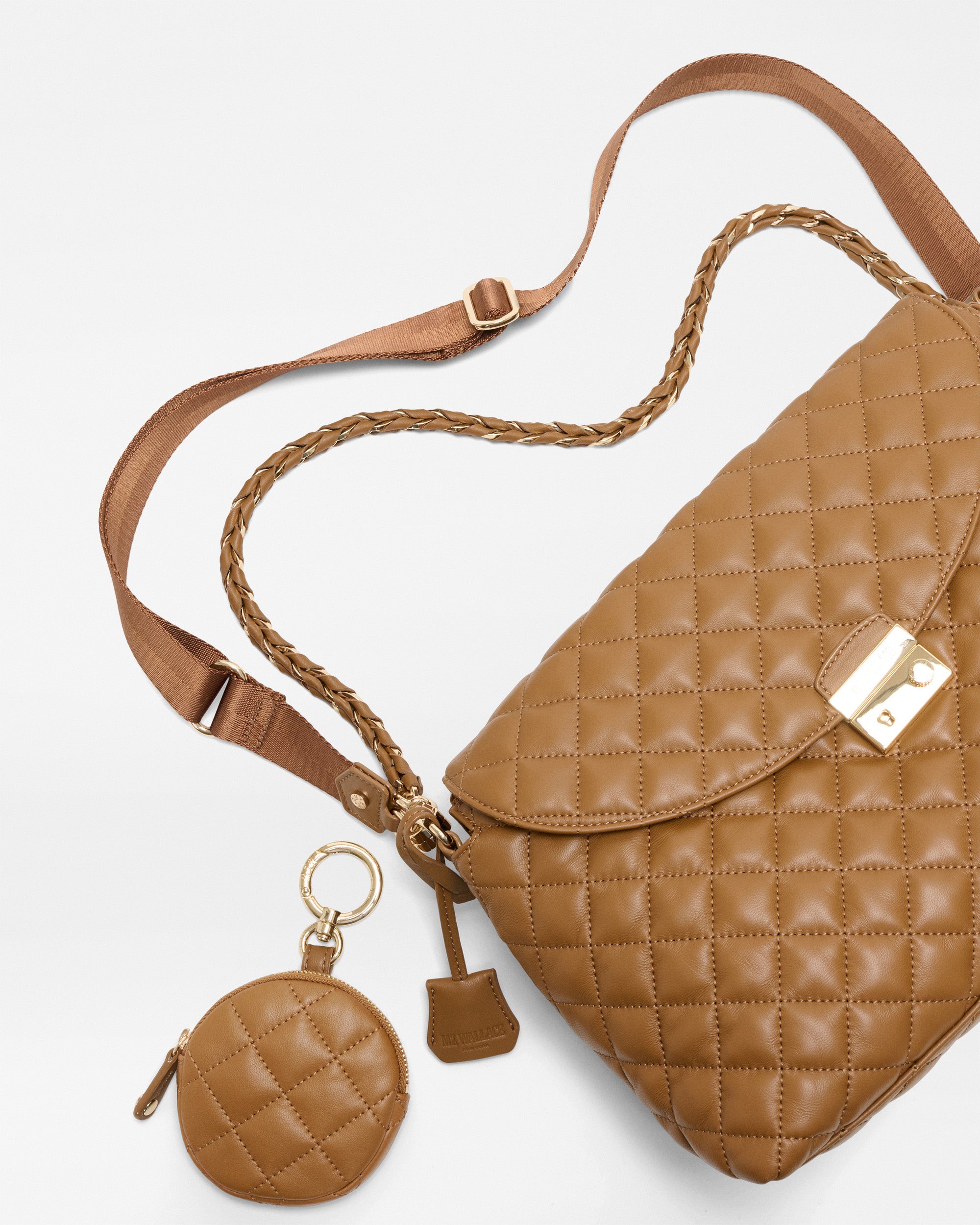 Caramel Leather Crosby Lock Shoulder