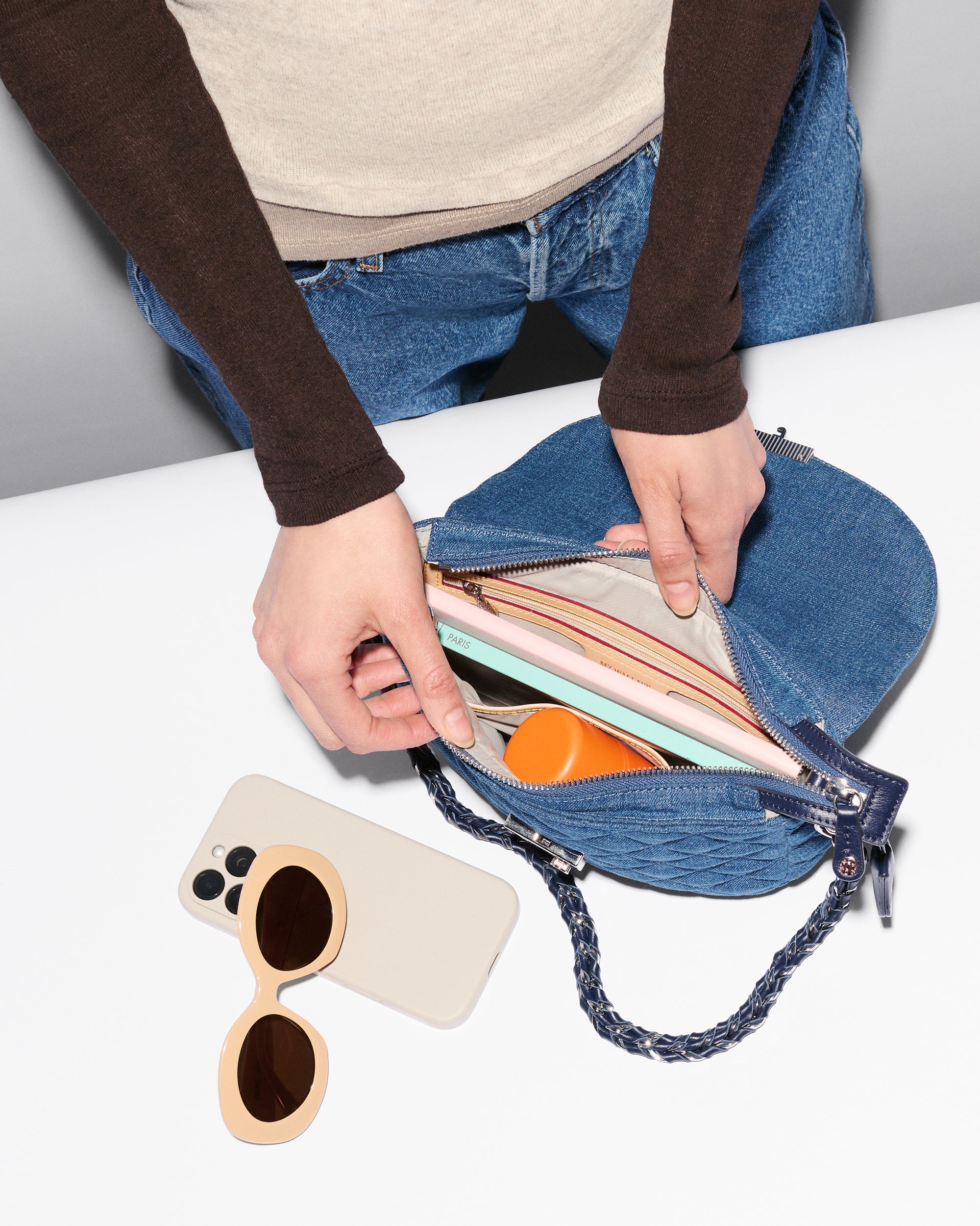 True Blue Denim Crosby Lock Saddle
