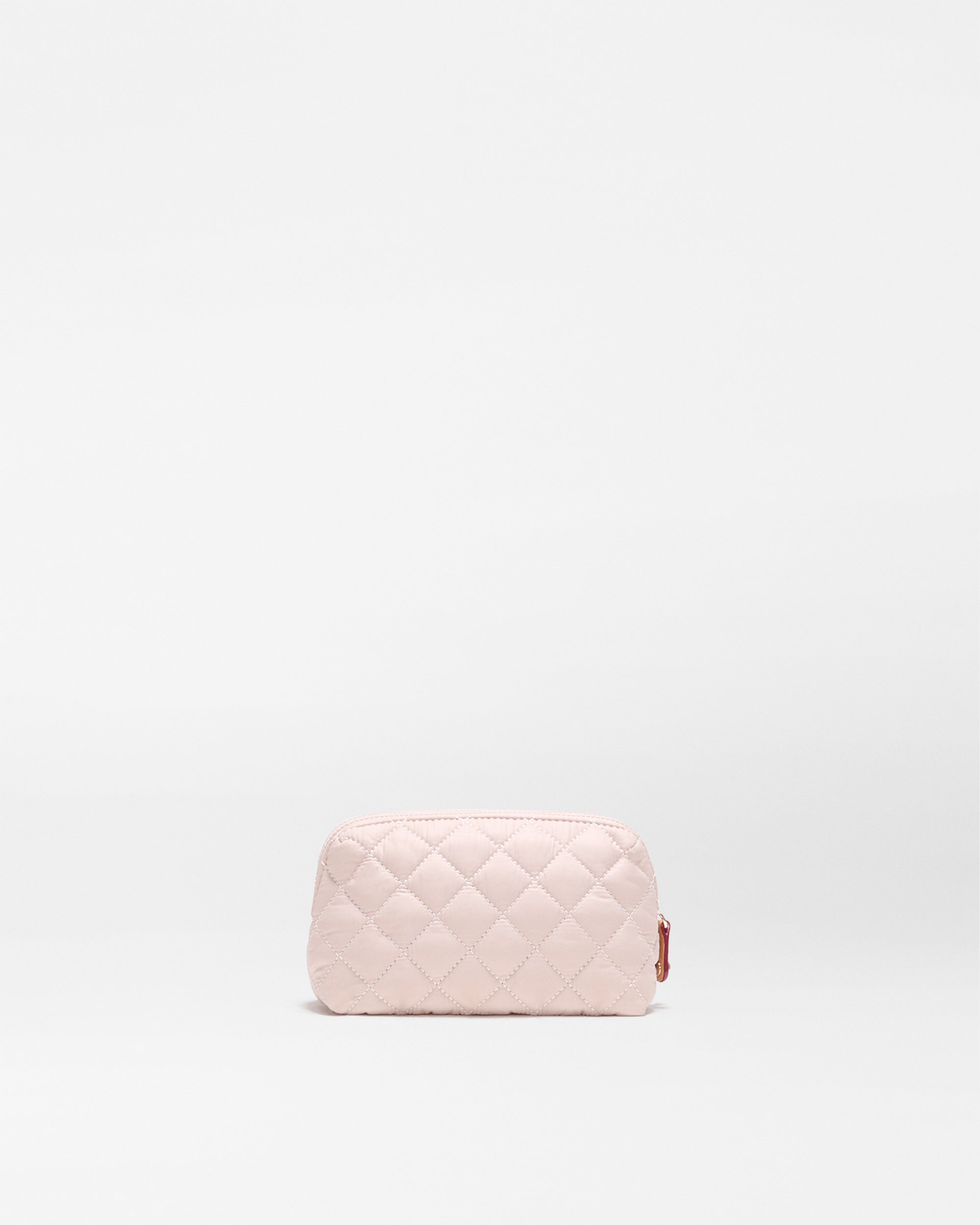 City Pink Small  Double Zip Cosmetic
