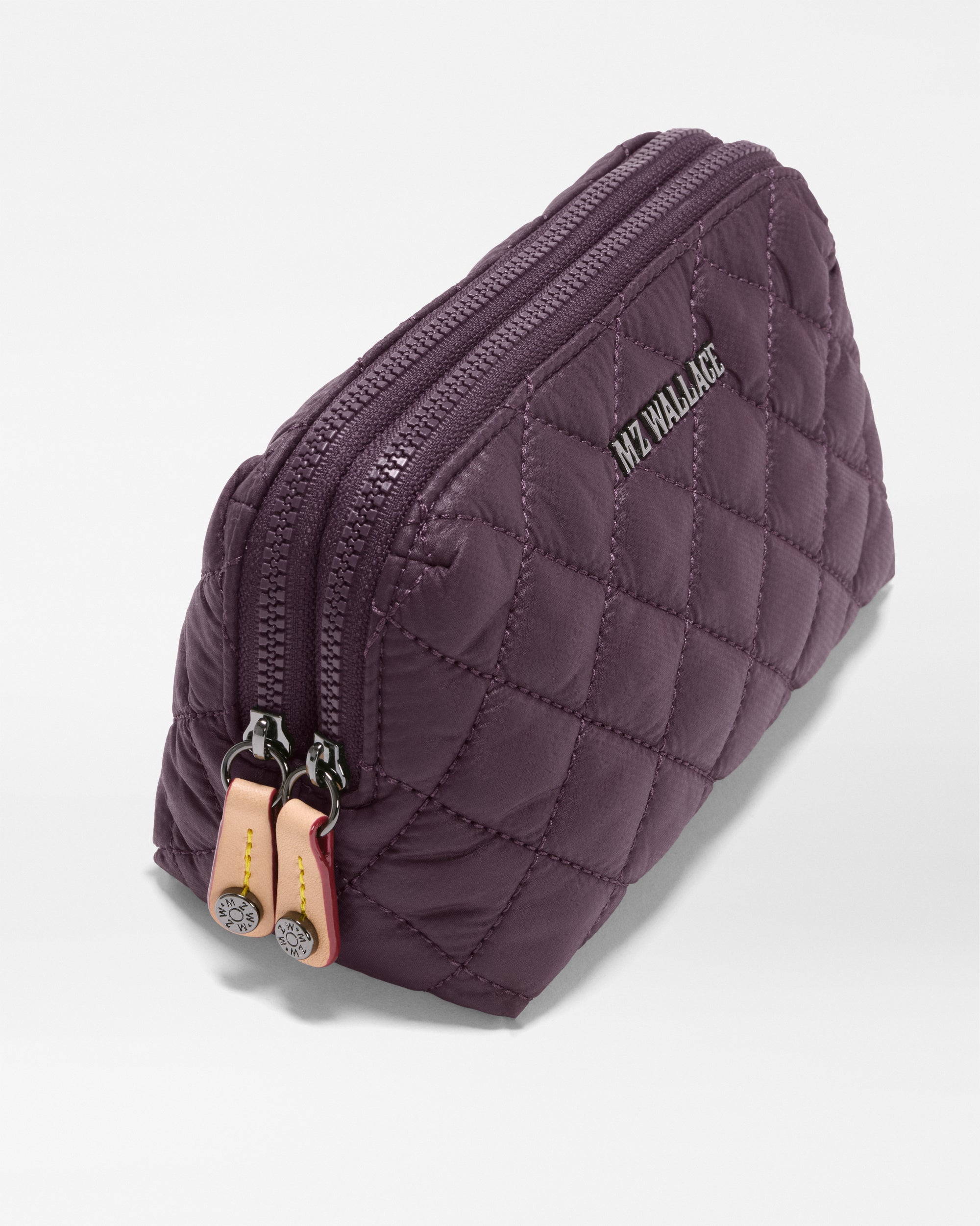 Raisin Small Double Zip Cosmetic